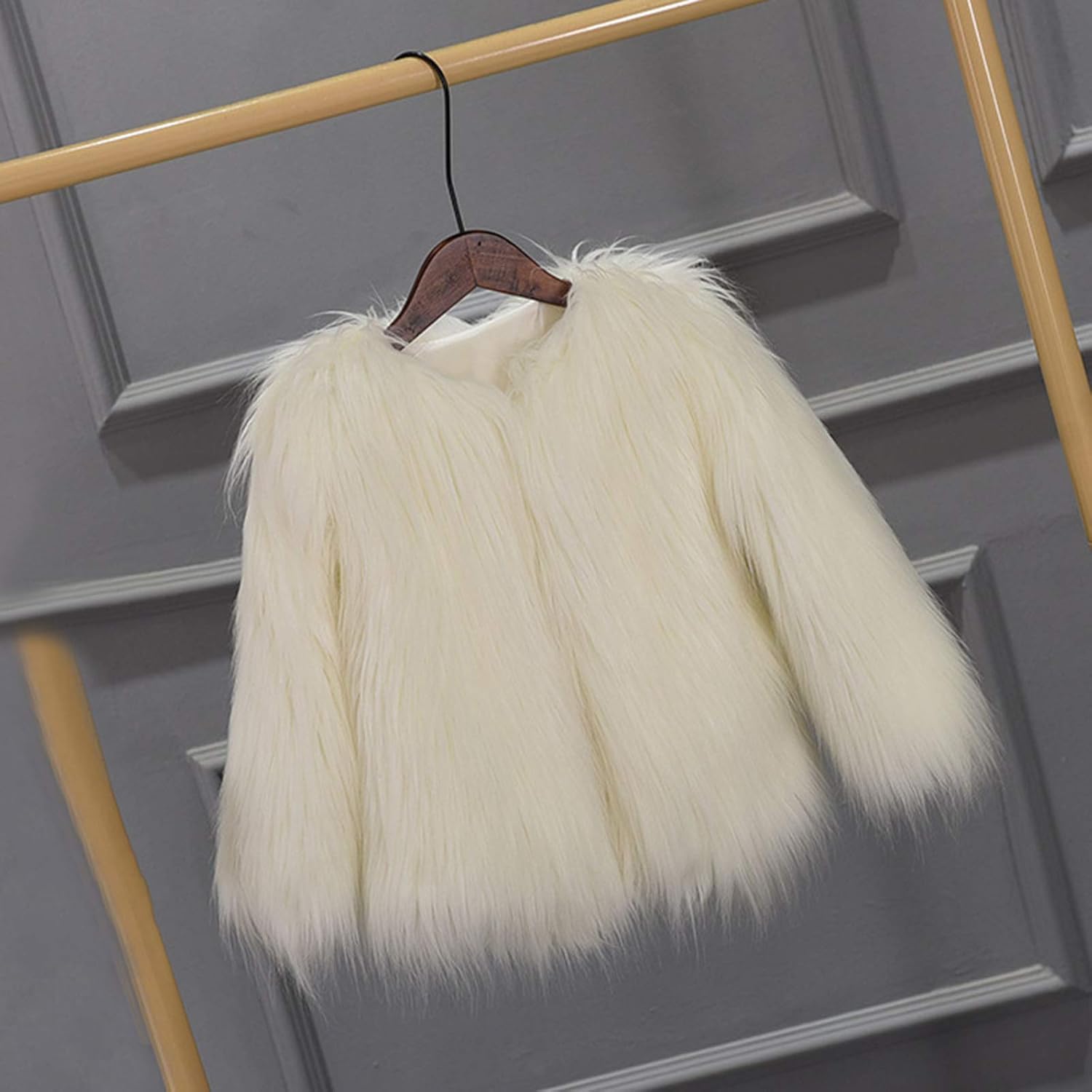 Faux-Fur Jacket Coats for Kids