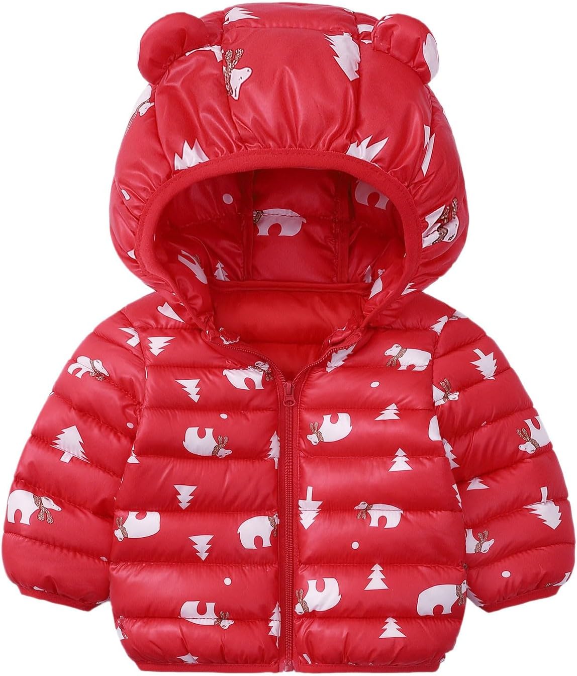 Cartoon Bear Hooded Bear Jacket for Kids