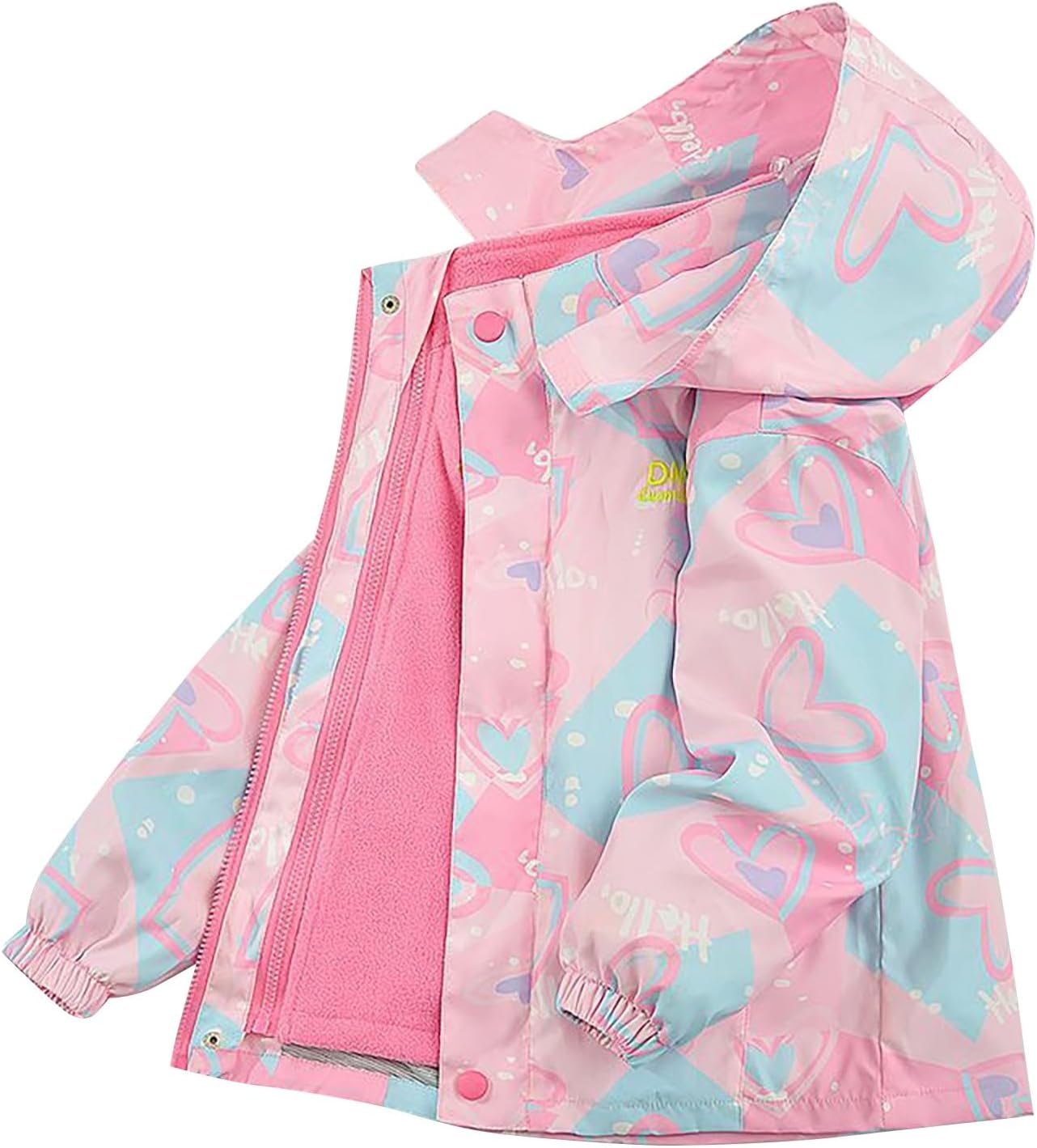 2Pcs waterproof jacket for girls windproof comfortable