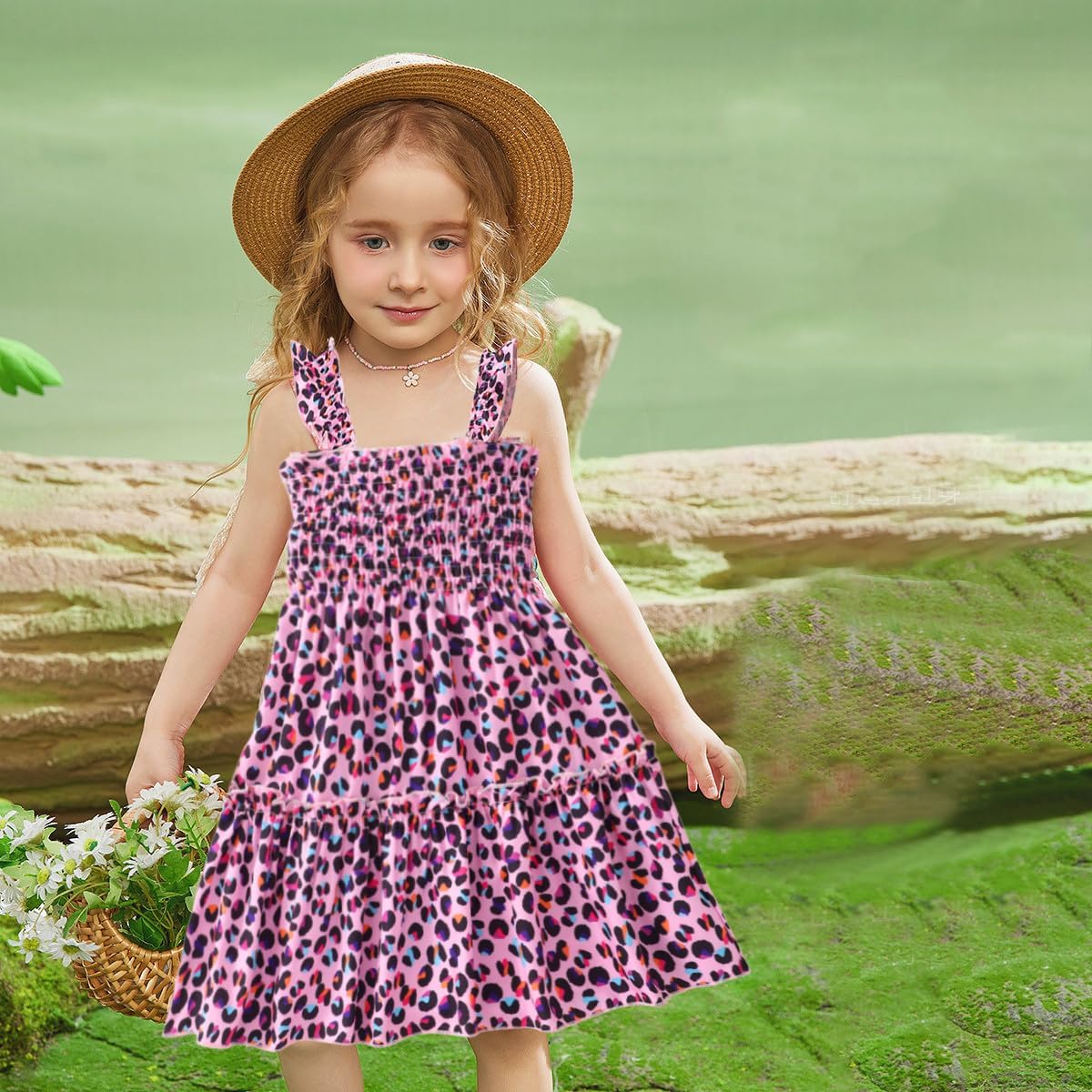 Little Girls Summer Swing Sundress