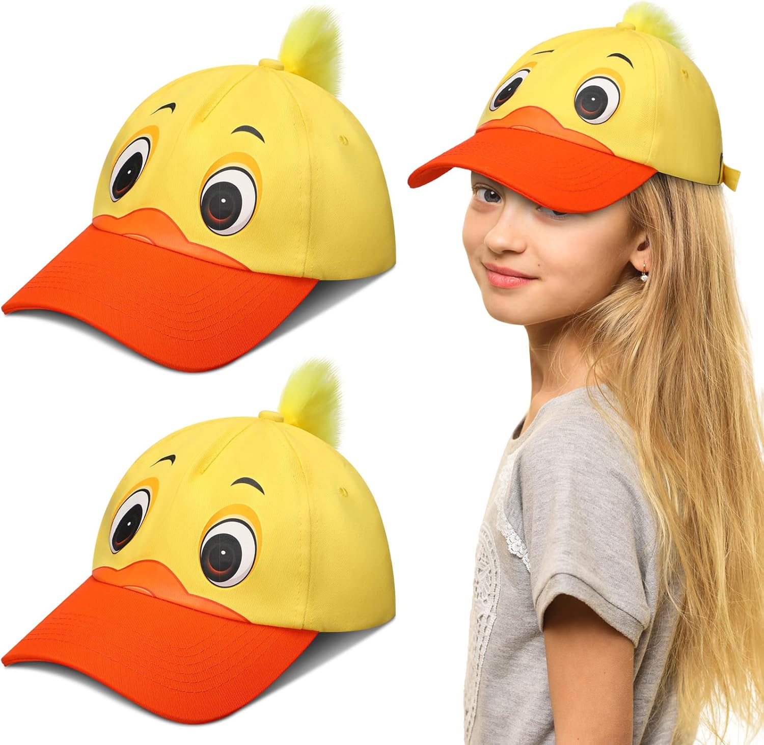 Riyiper 2-Piece Duck Back Baseball Cap