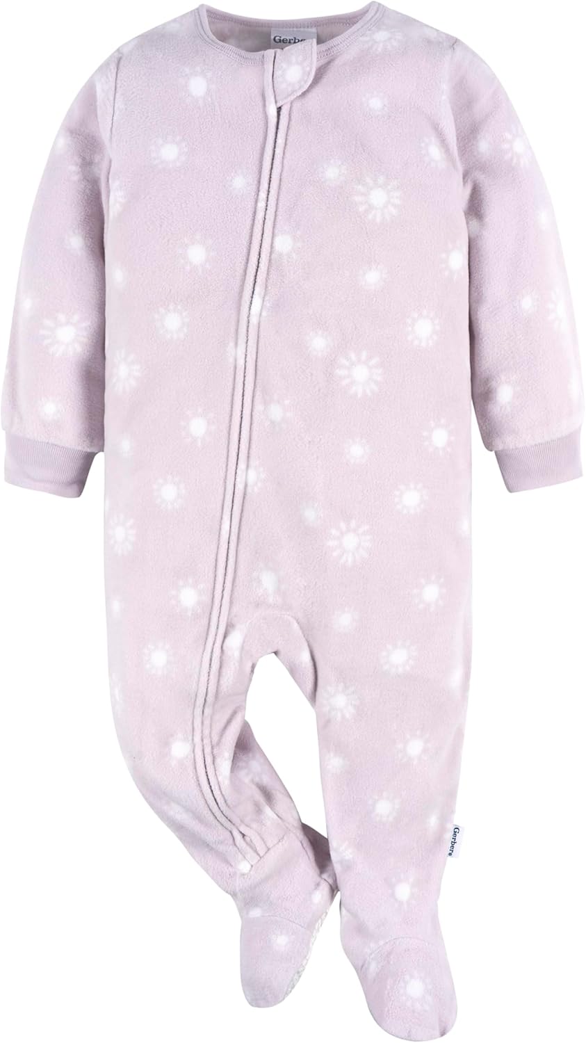 Gerber Baby Girls Toddler Fume-Resistant Pajamas 2-Pack