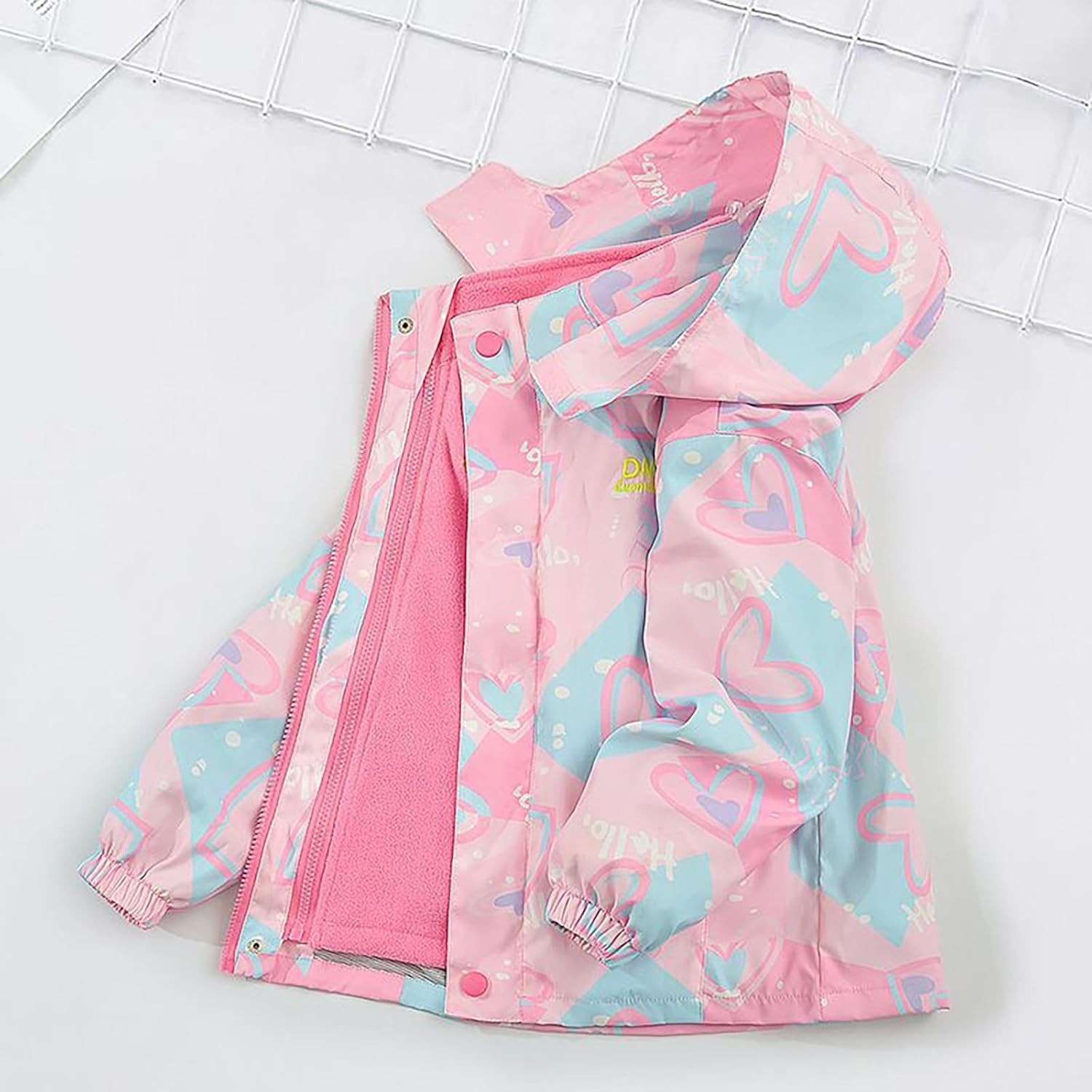 2Pcs waterproof jacket for girls windproof comfortable
