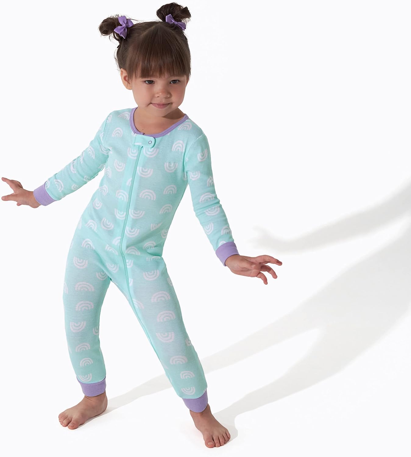3-Pack Snug Fit Cotton Pajamas for Baby Girls