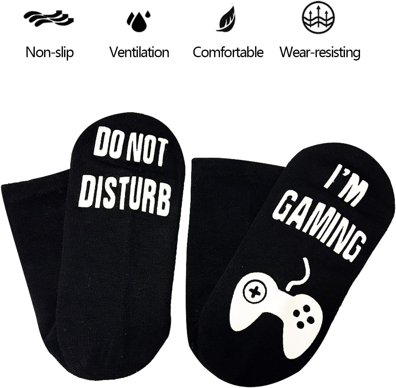 NDLBS Funny Gaming Socks for Men Teens Kids