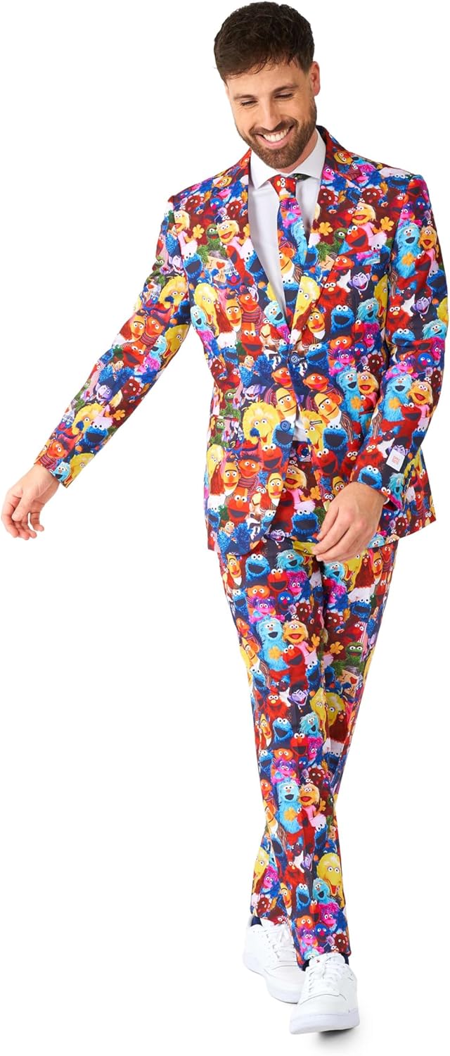 Sesame Street Slim-Fit Suit Set
