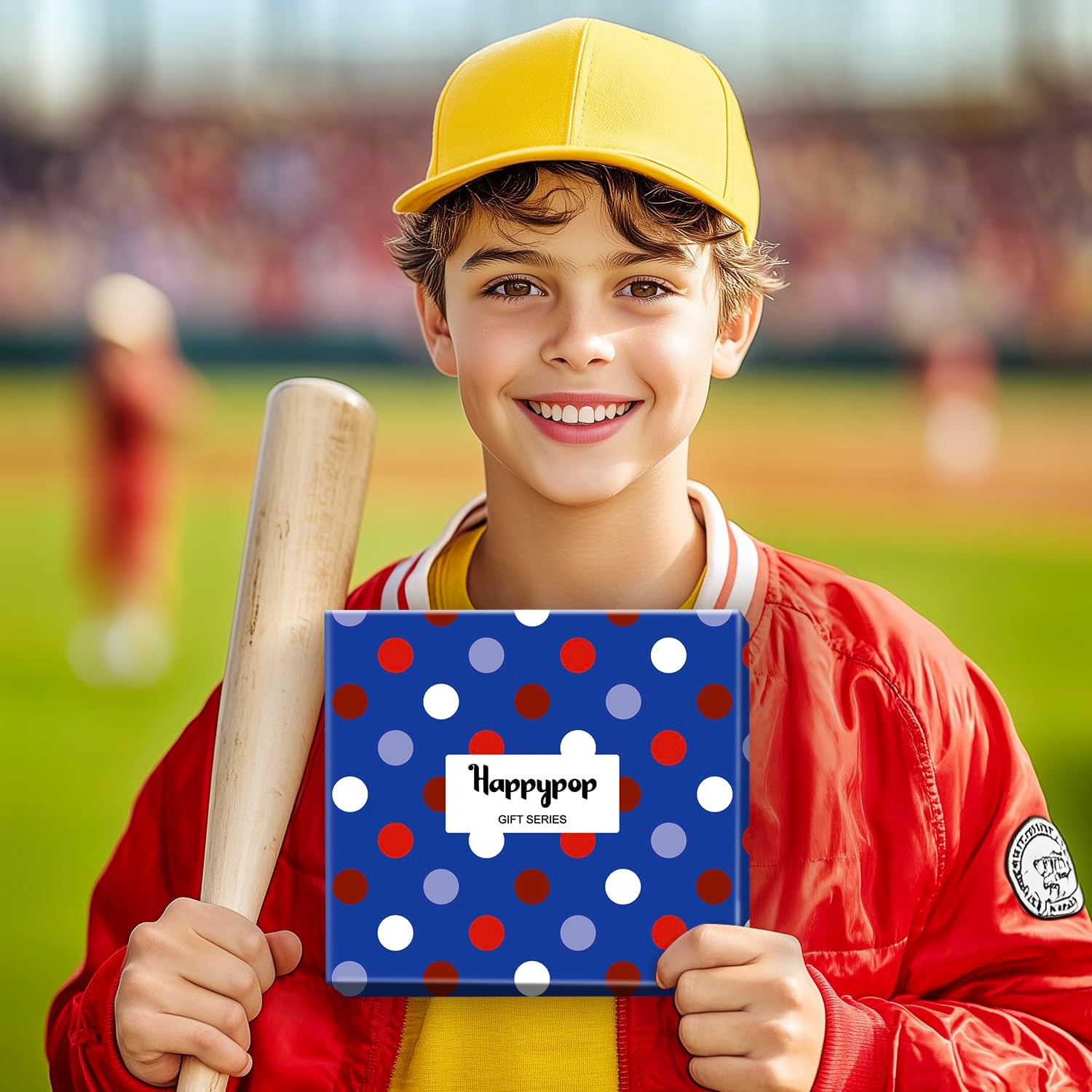 HAPPYPOP Boys BaseballSoccerSports Socks Gift - Messages Cool Hidden Fun