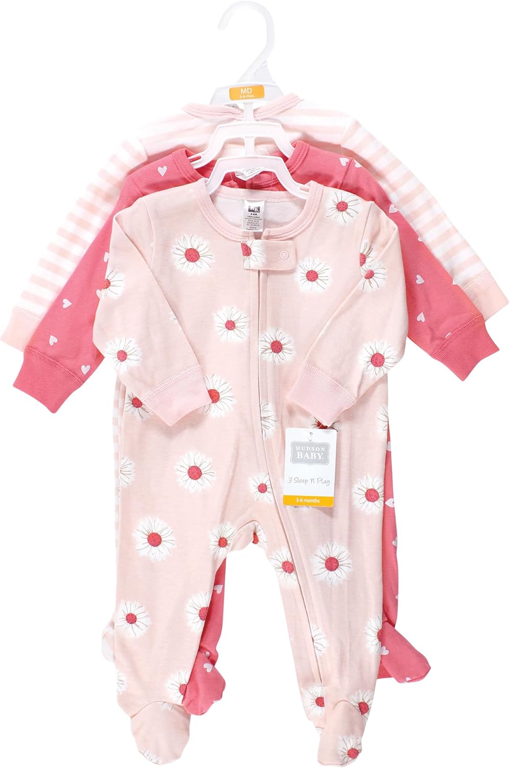 Hudson Baby Unisex Cotton Blanket Sleepers