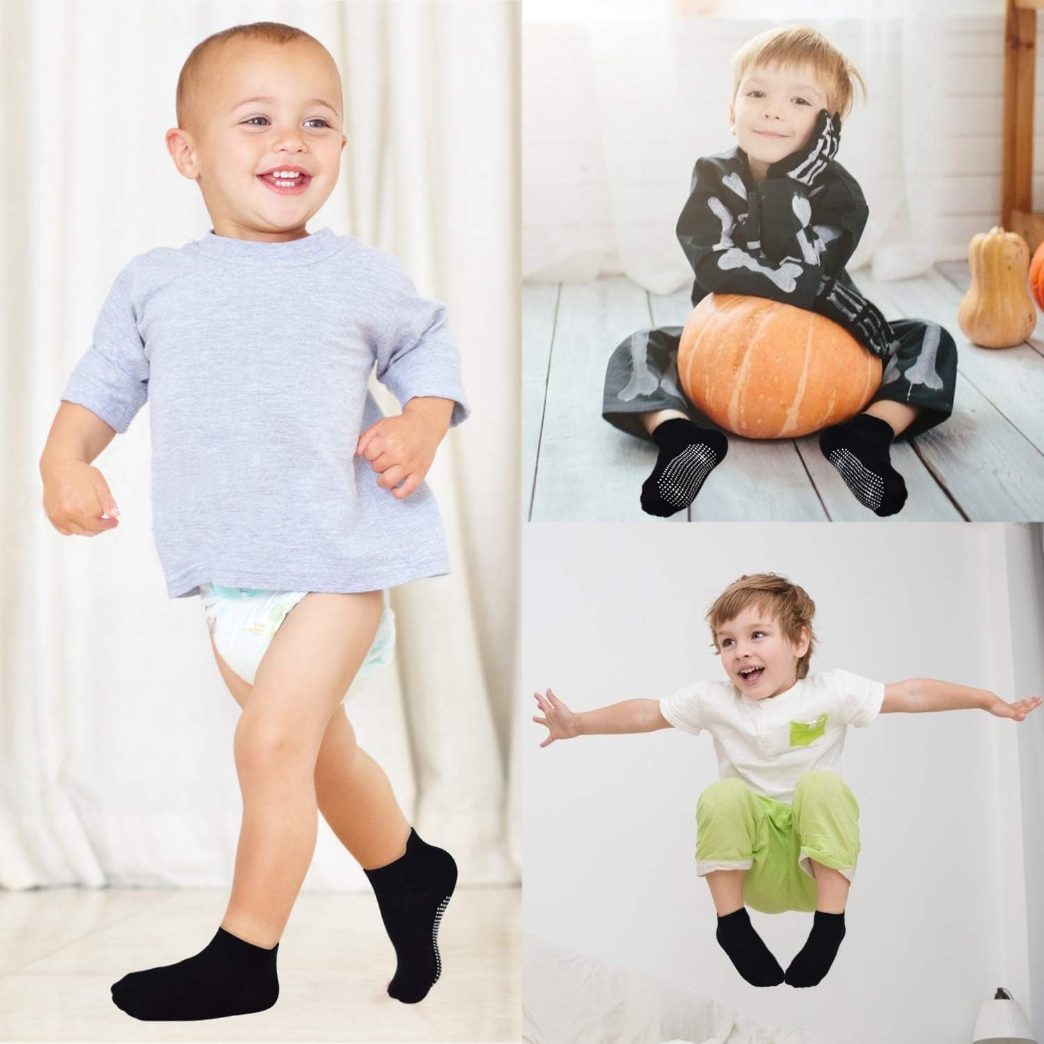 Anti-Slip Socks for Kids Non-Slip for Toddlers