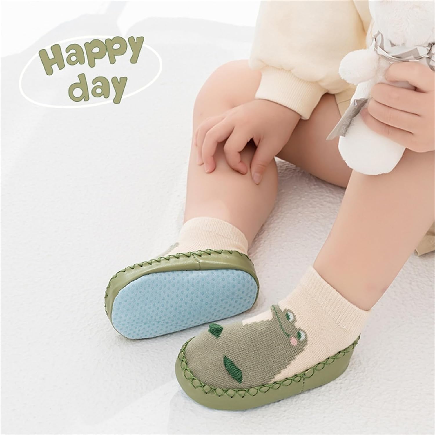 BEHELE Non-Slip Toddler Socks Shoes