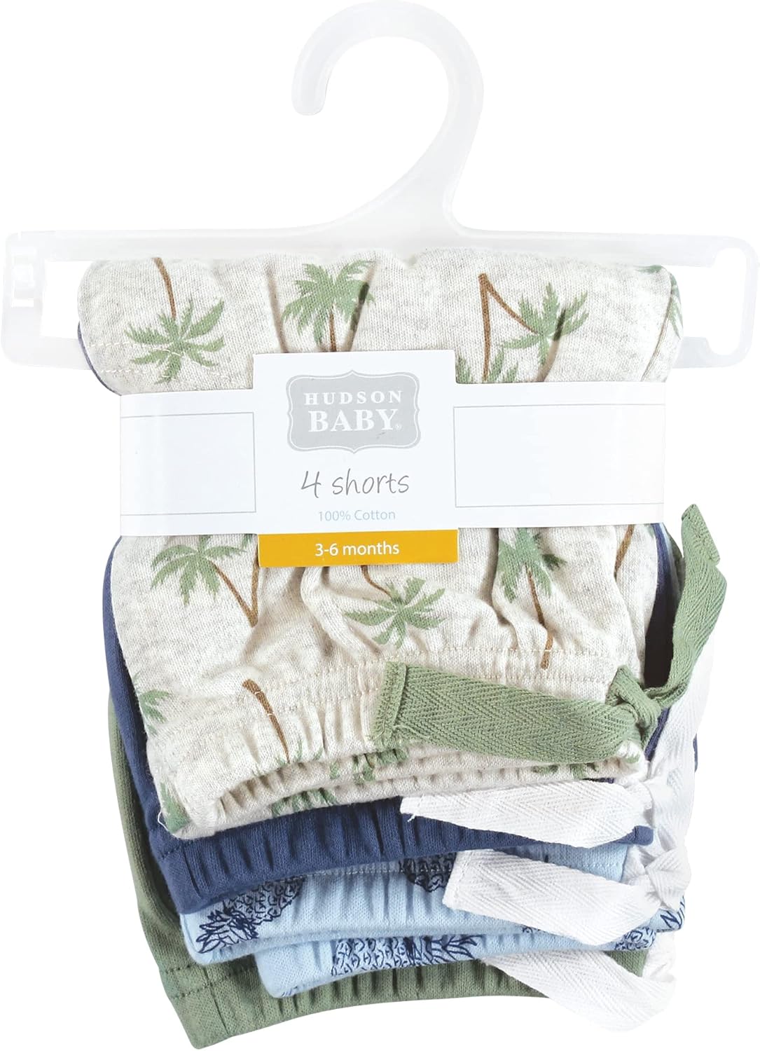 Stylish 4-Pack of Cotton Baby Shorts