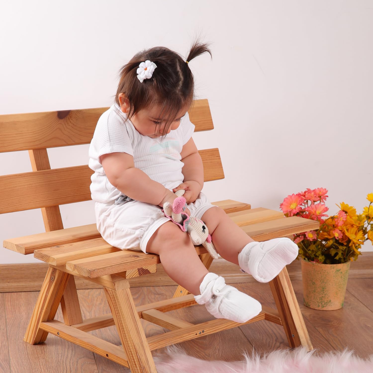 Ella Bonna Organic Cotton Toddler Booties