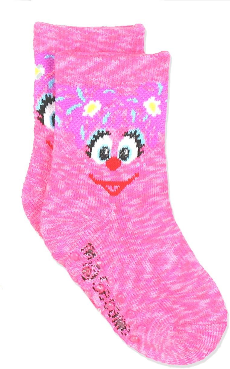 Sesame Street Elmo Boys Girls Multi Pack Crew Socks with Grippers 1