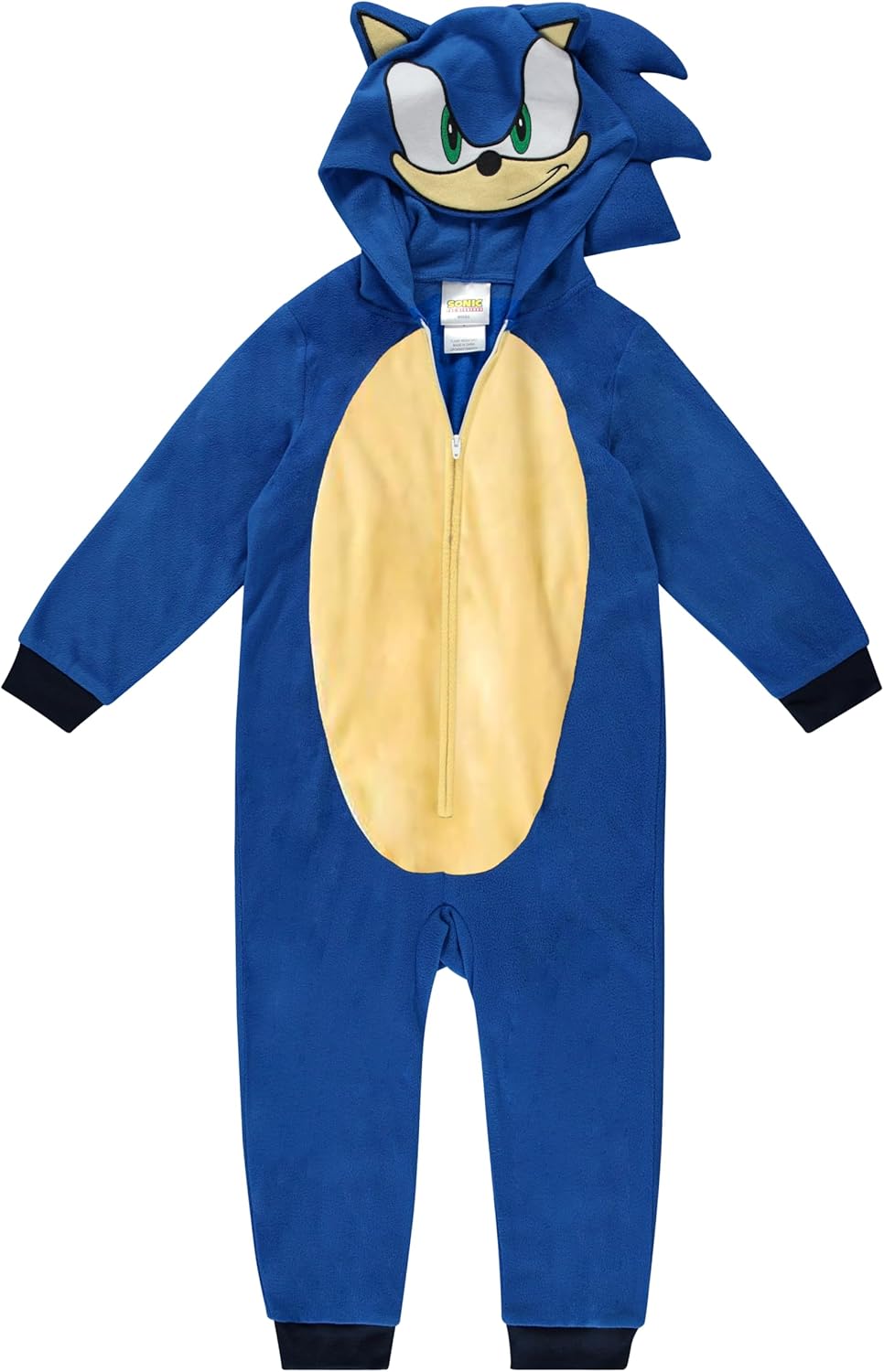 S Sonic The Hedgehog Kids Onesie Pajamas - Official License