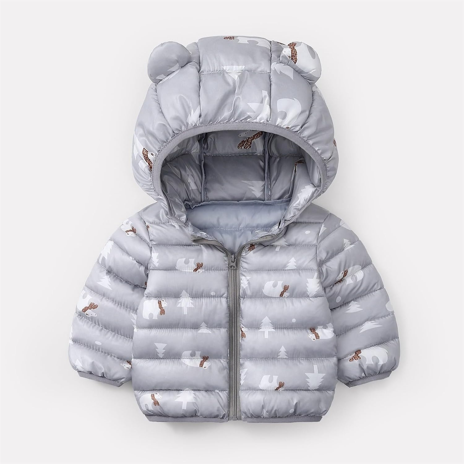 Cartoon Bear Hooded Bear Jacket for Kids