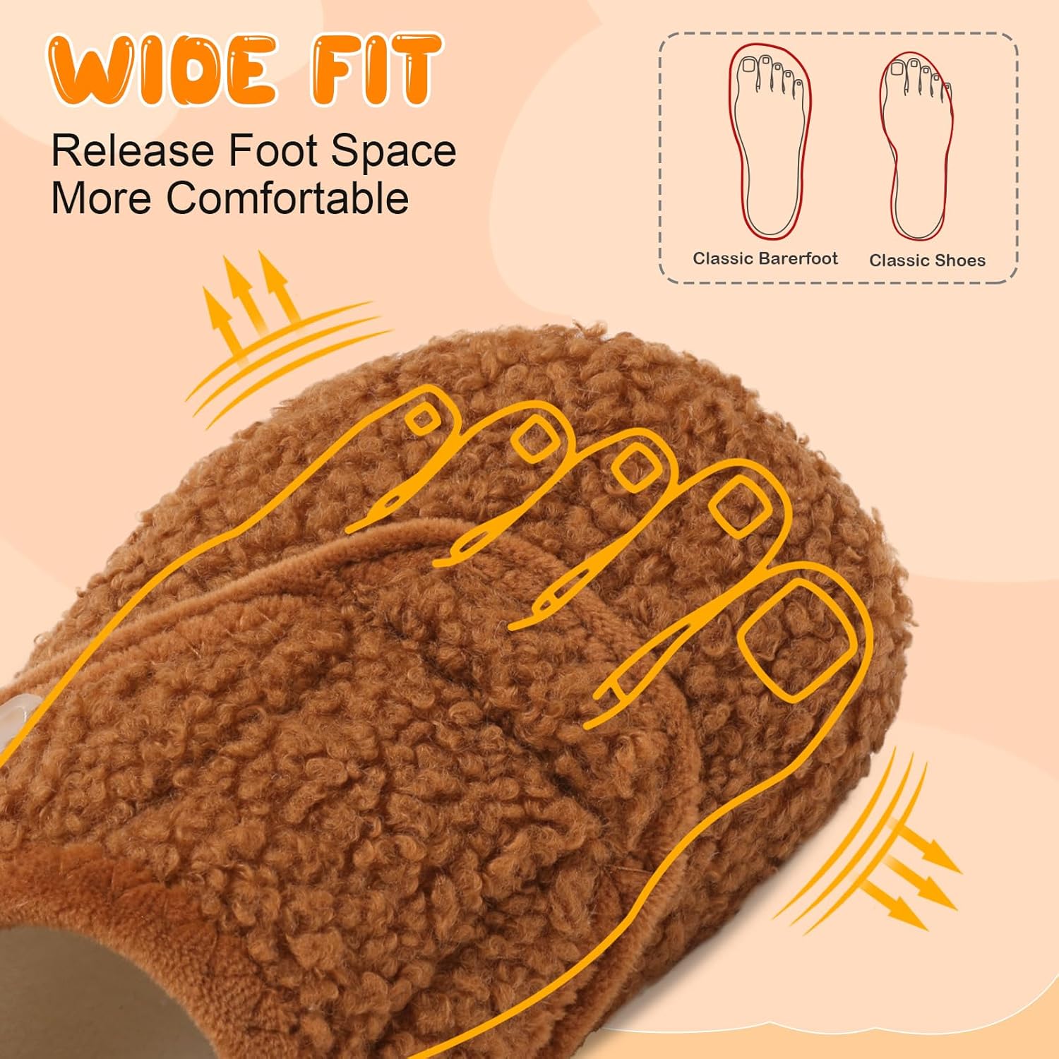 Barerun Cozy Toddler Slippers
