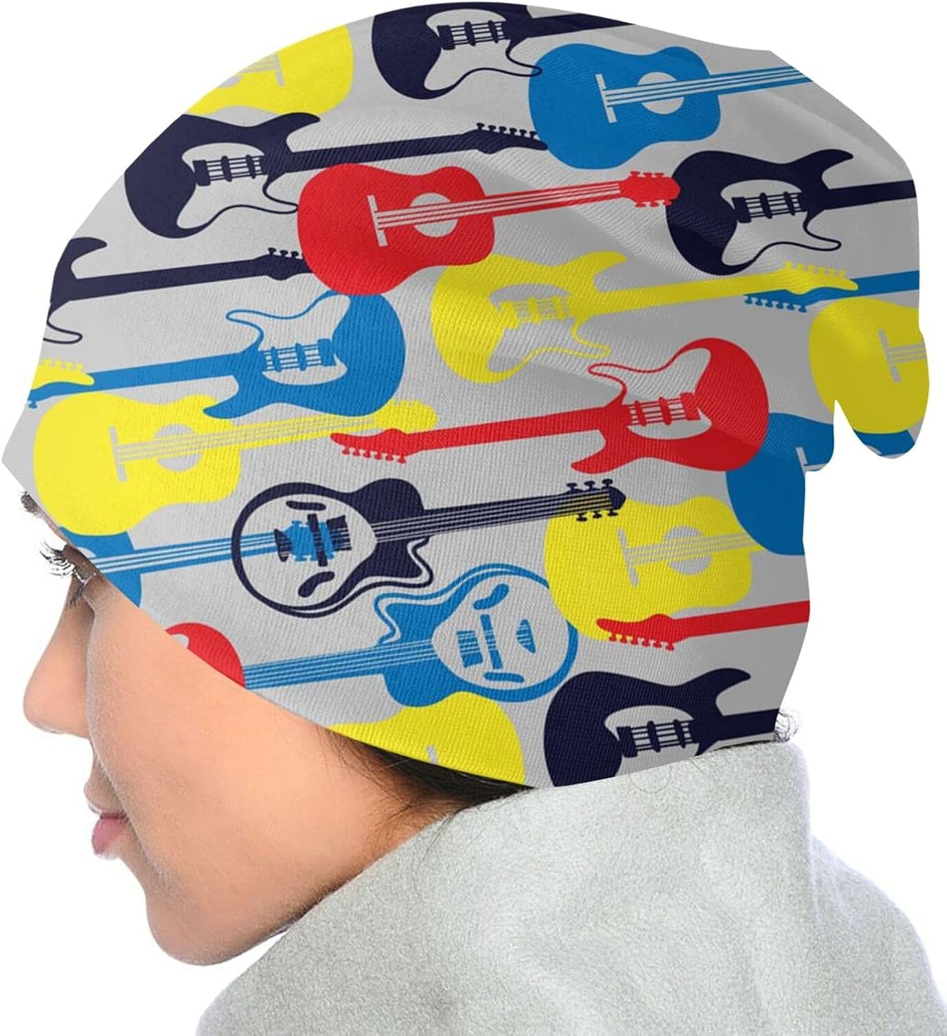 Spring Blossoming Cherry Tree Knit Cap for Kids