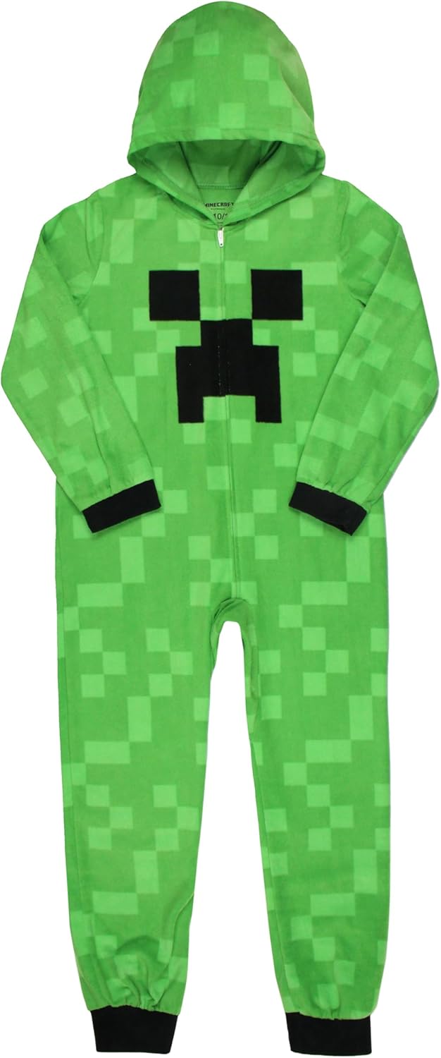 Minecraft Kids Creepers Union Suit Pajama