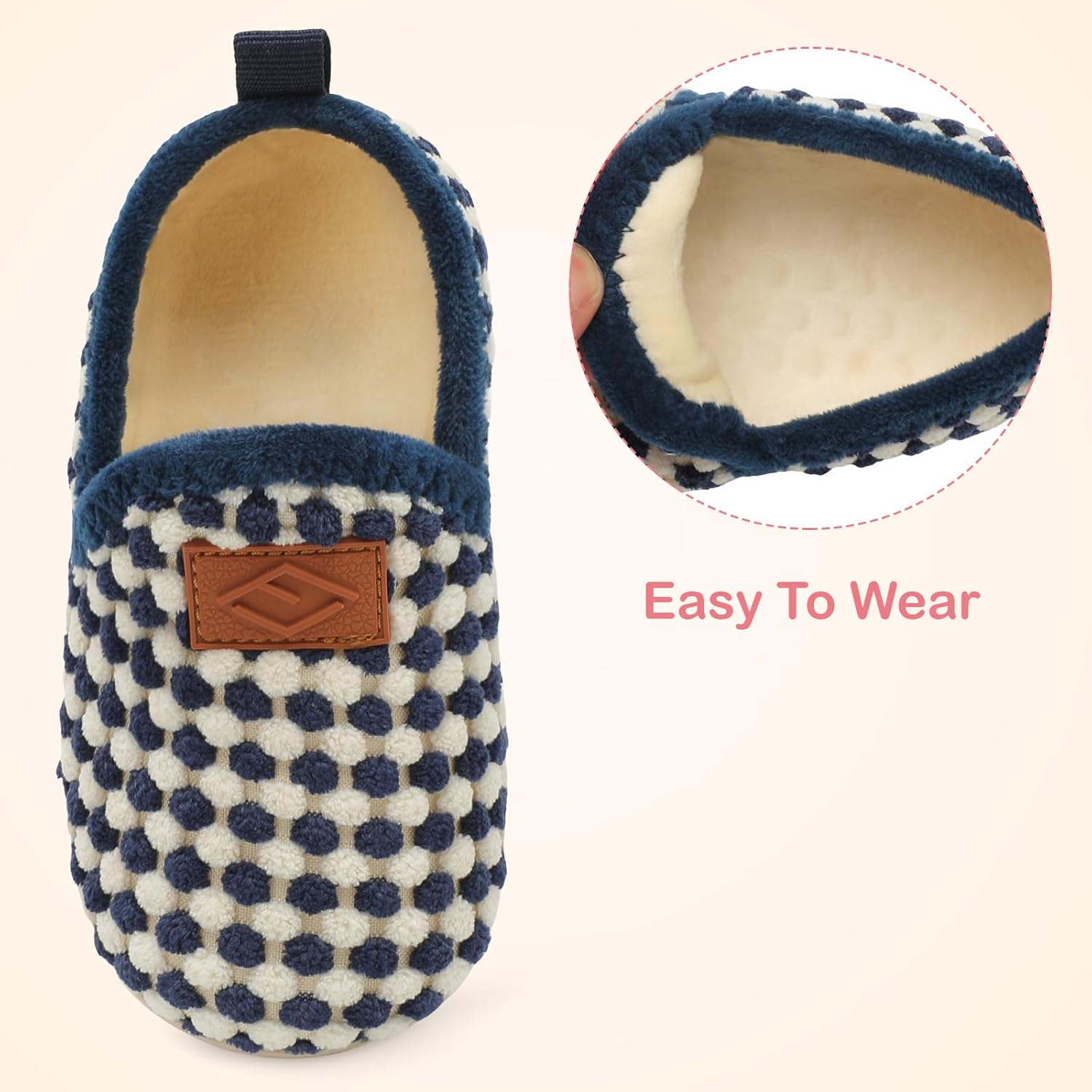 Lefflow Toddler Slippers Boys Girls Cozy and Fun