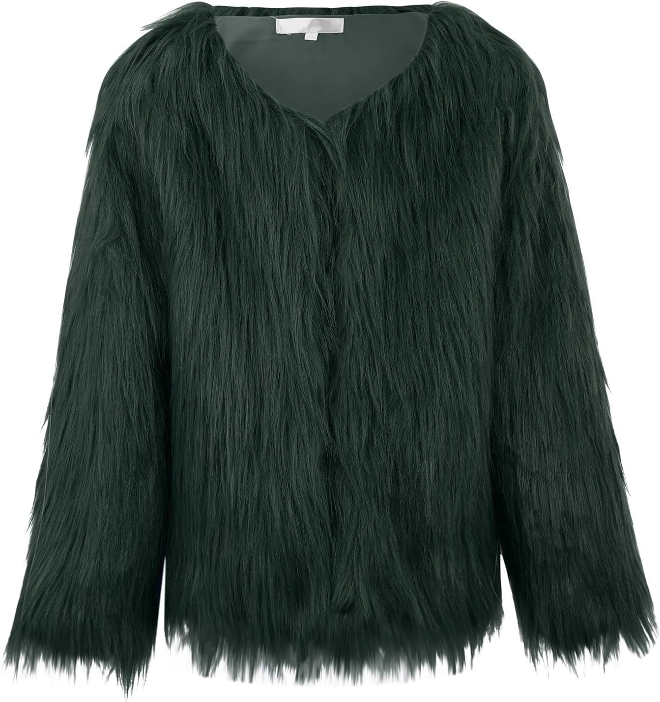 Girls Winter Faux Furry Coats