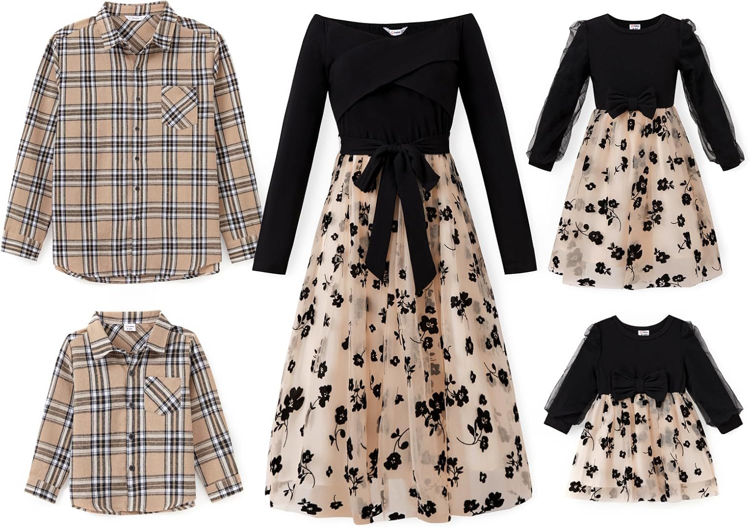 PatPat Family Matching Outfits Set Mommy Me 3-12 Year olds