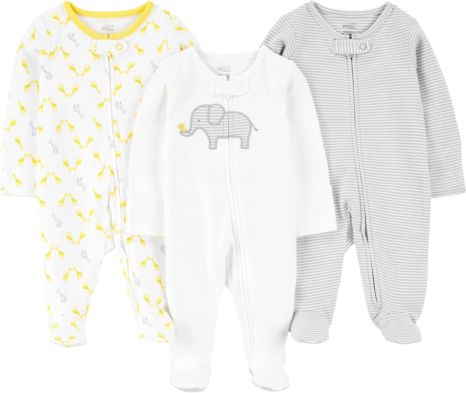 Simple Joys by Carters Baby 3-Pack Neutral Sleep and Play