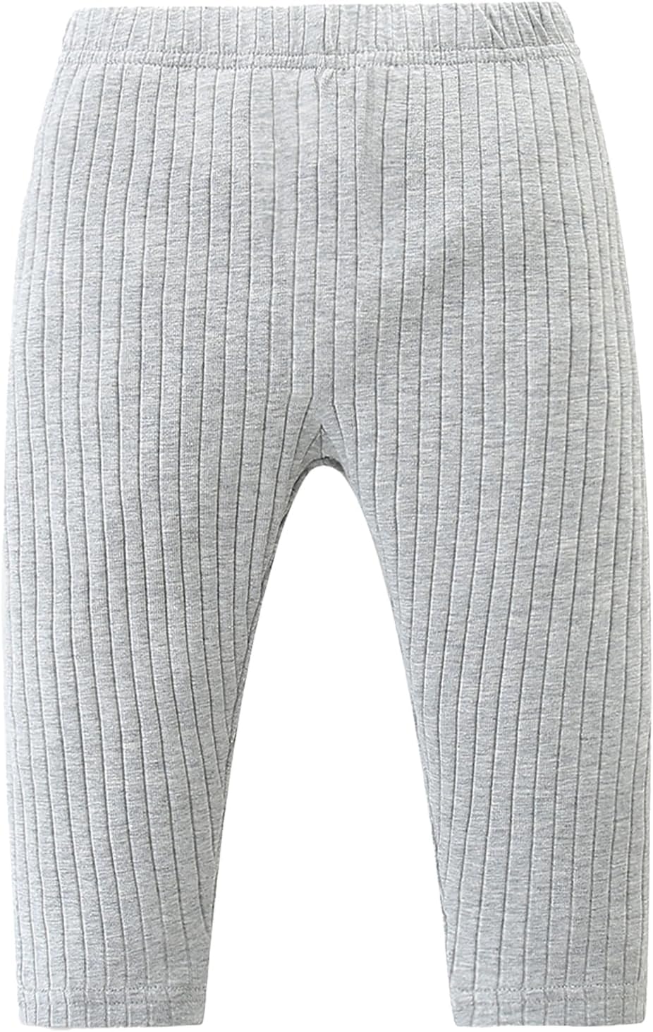 Fullfamous Baby Girls 5-Pack Cotton Ribbed Pull-On Pants Leggings 0-4Y