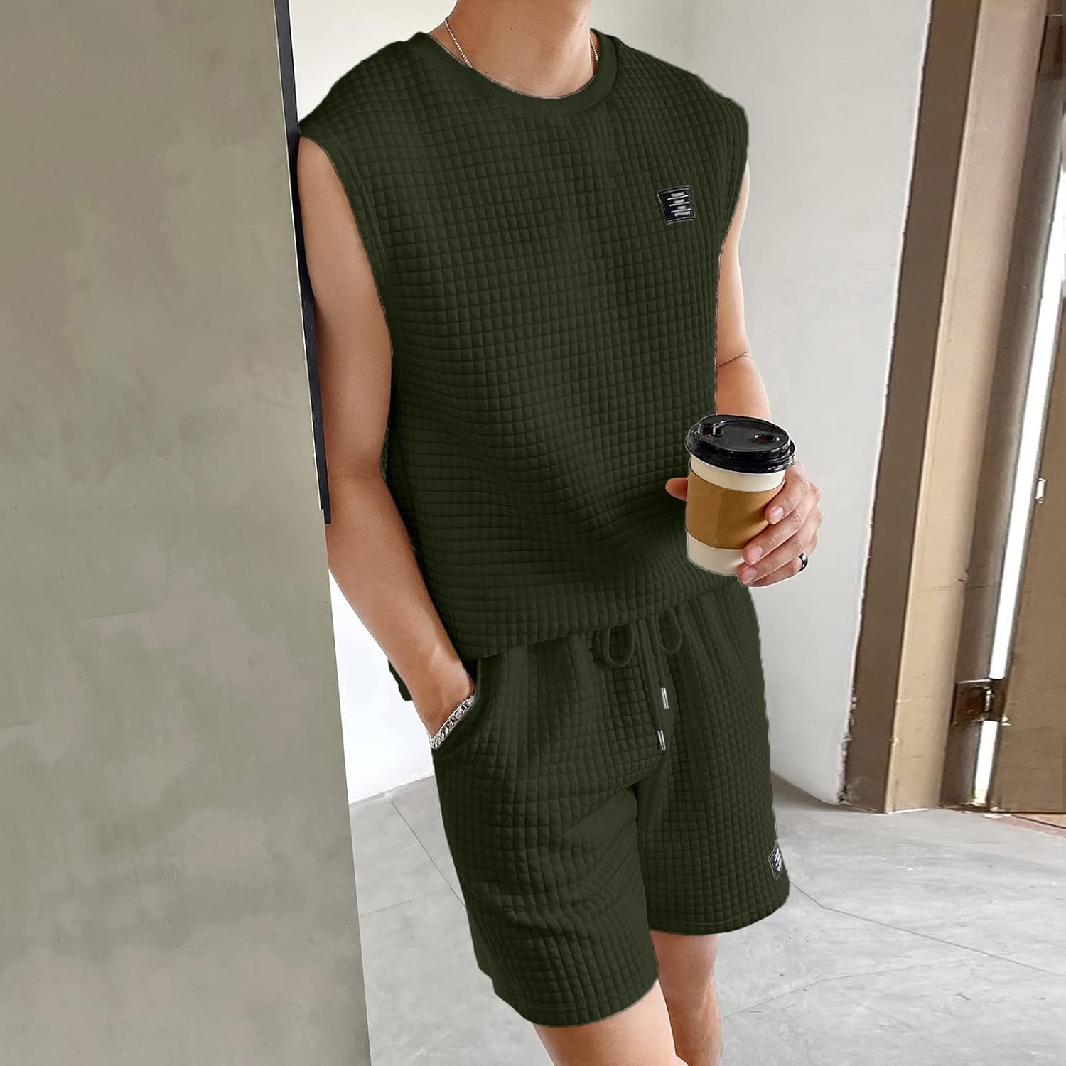 Active Sporty Outfit Set for Men - Summer