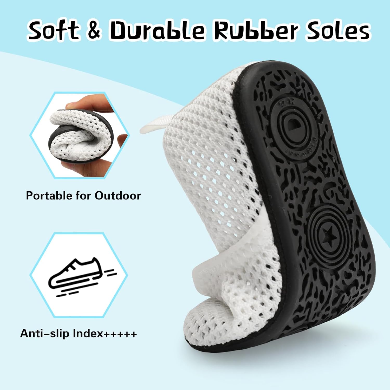 Quick DRY Toddler Water Shoes for Kids Non-Slip Durable