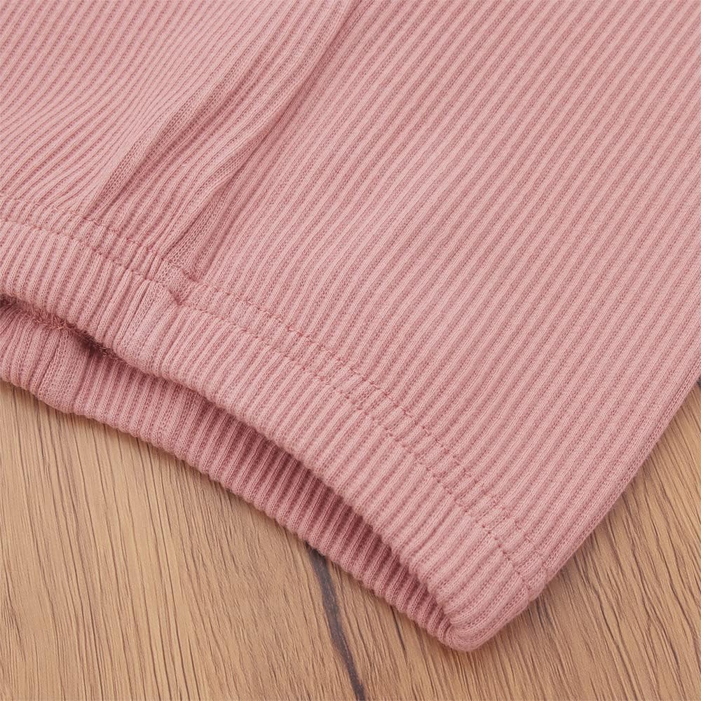 IZYJOY Toddler Girl Leggings with Ruffle Lace Trim