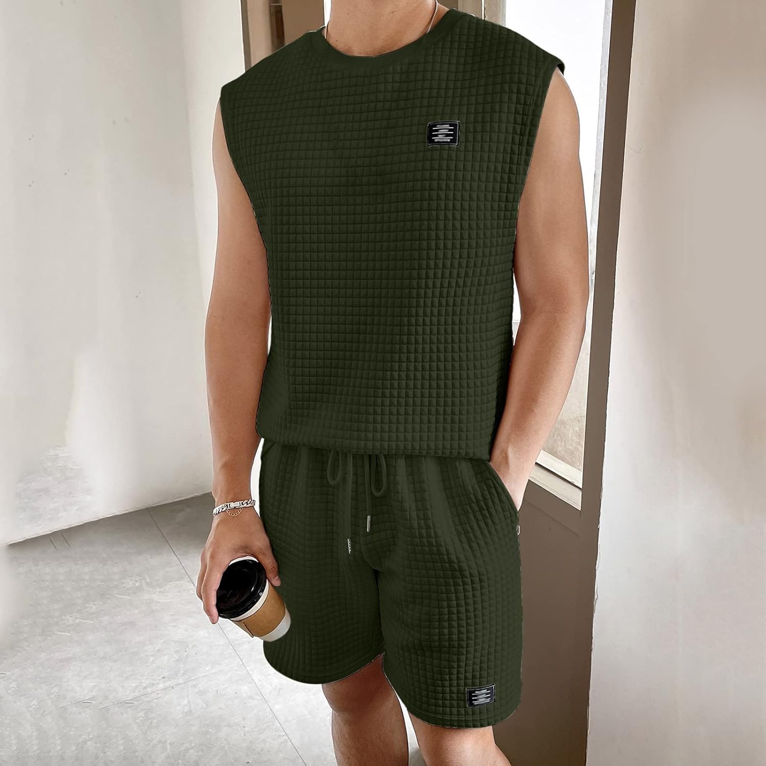 Active Sporty Outfit Set for Men - Summer