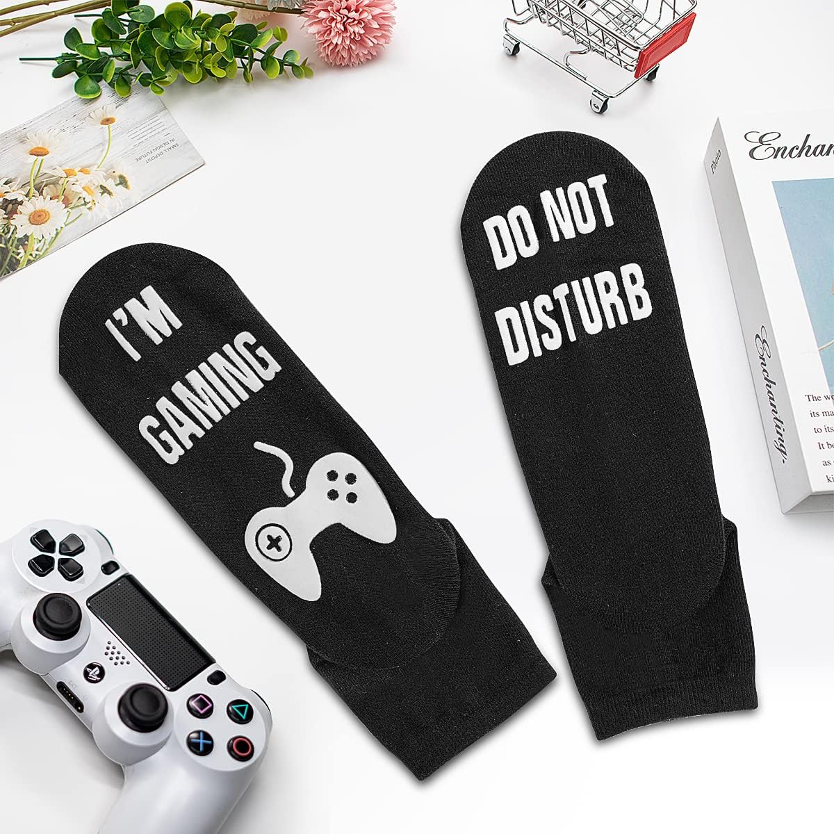 ANDOLO Do Not Disturb Gaming Socks and Beanie Hat