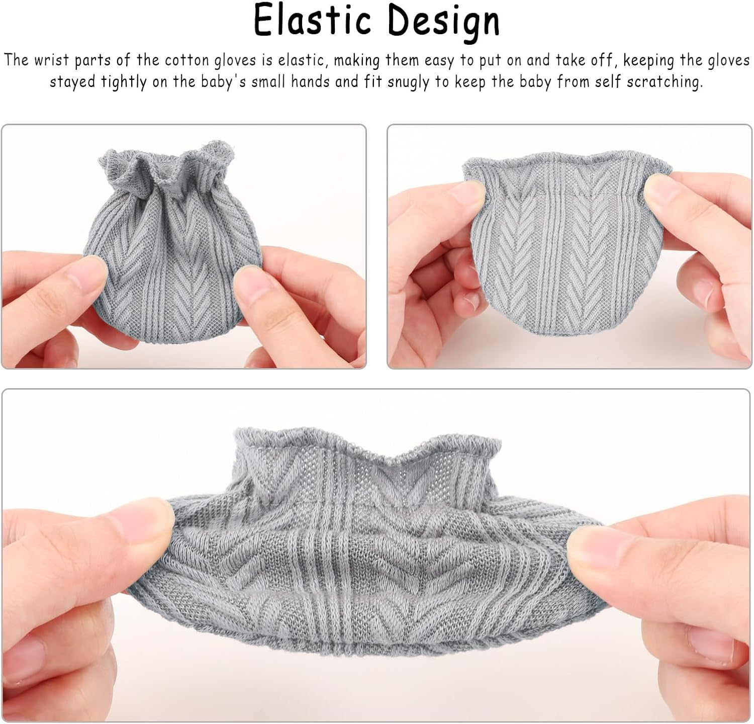 Perfectly Soft No ScratchWrist Gloves for Newborns toddler Girls Boys