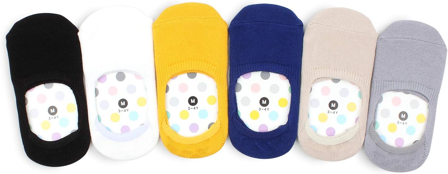 Baby Soft Cotton Socks for Kids Non-Slip Ankle Socks