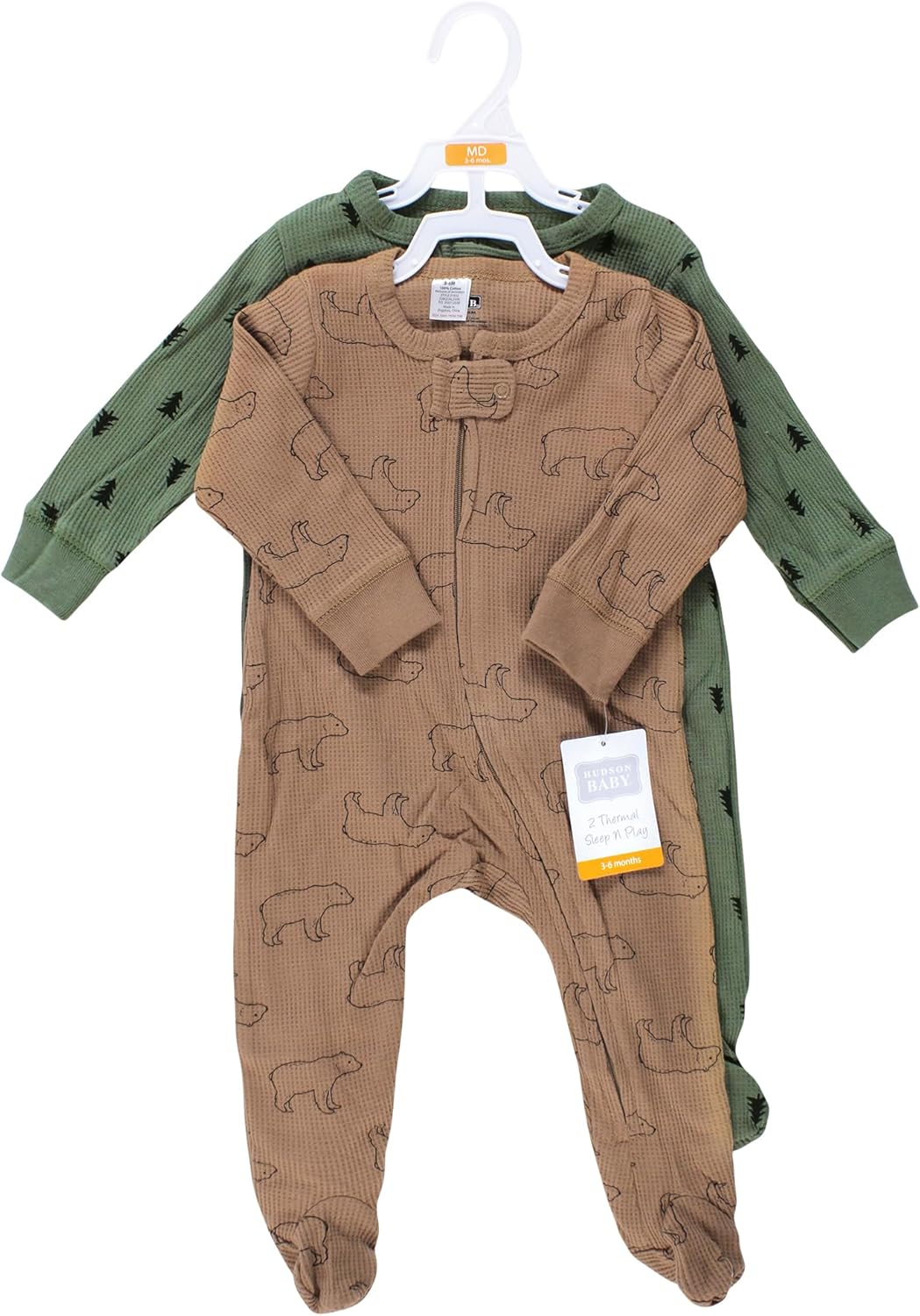 Hudson Baby Thermal Zipper Sleepwear
