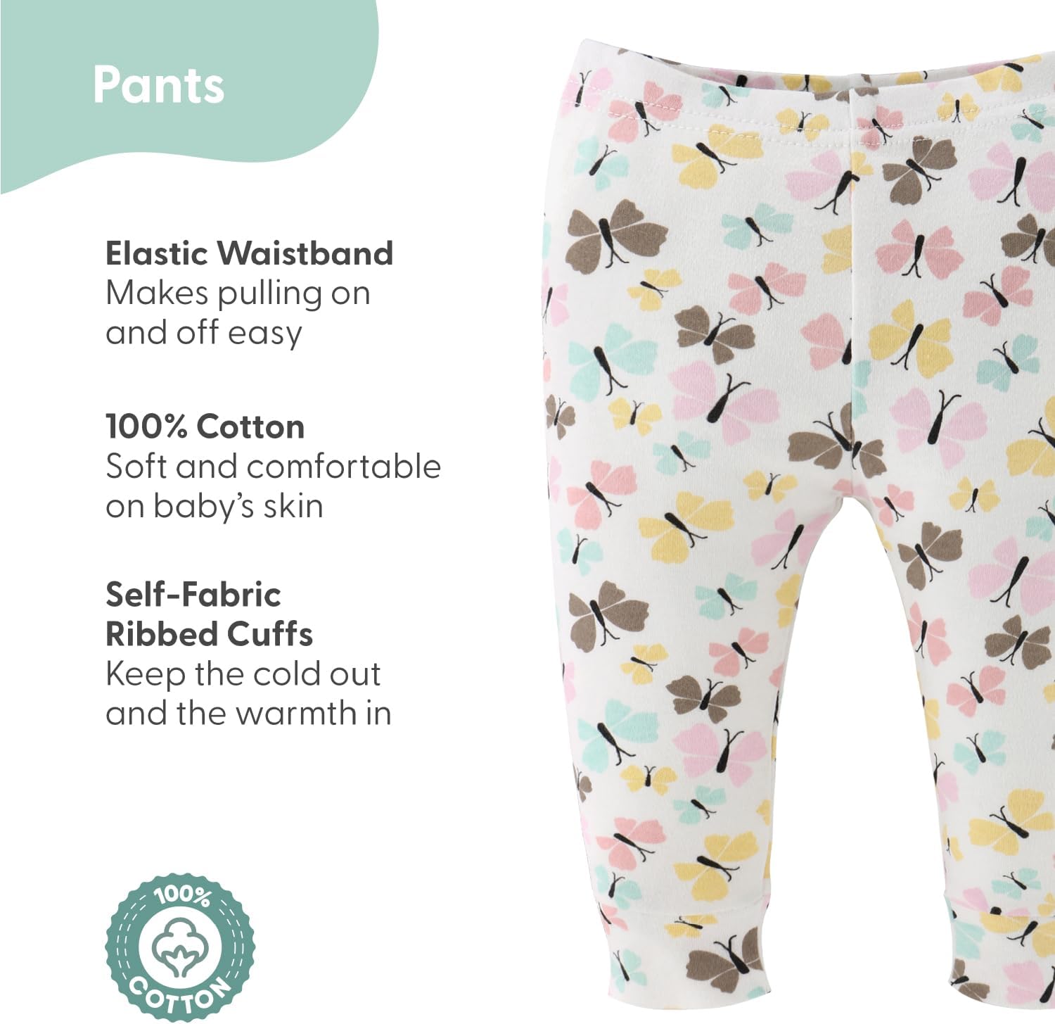 The Peanutshell Baby Girl Pants Set
