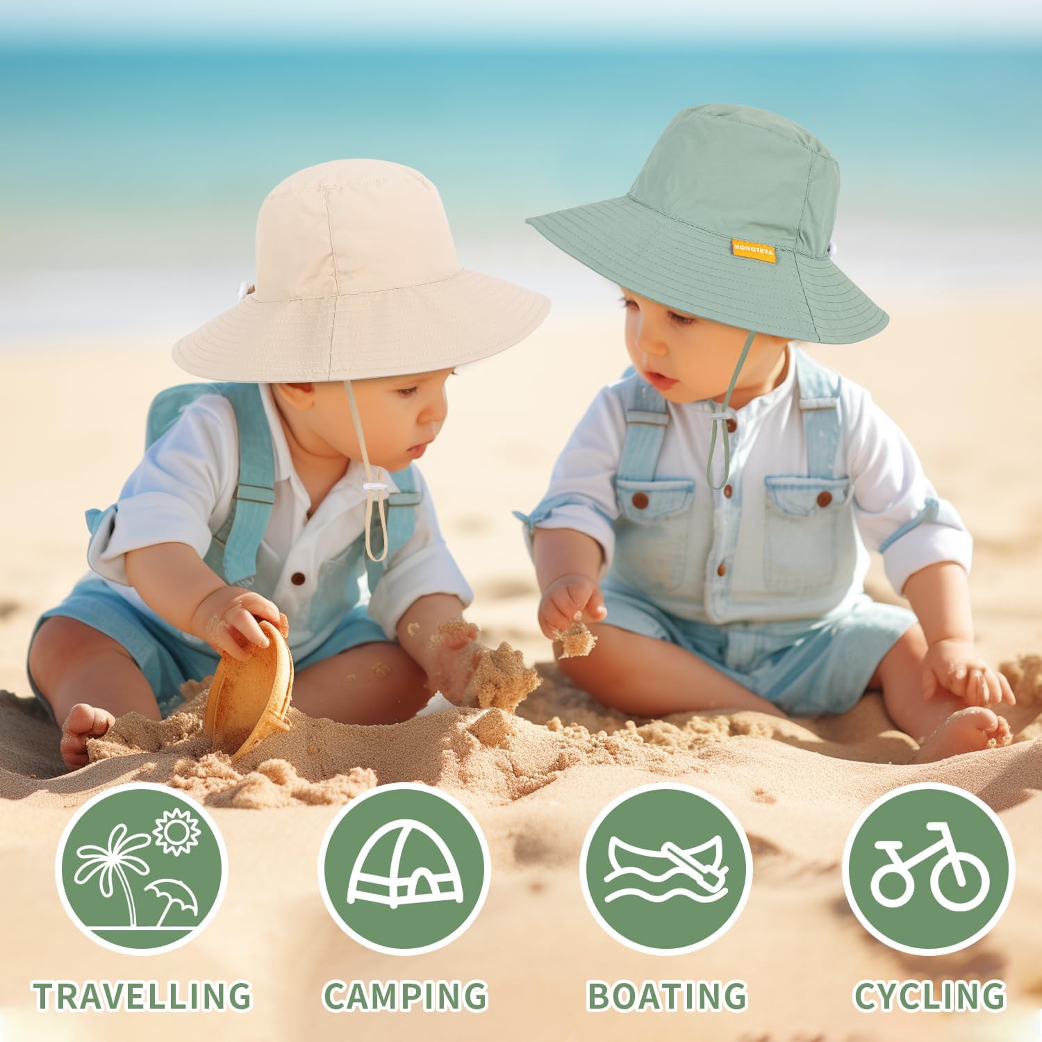 Adjustable ToddlerSun HatUPF50