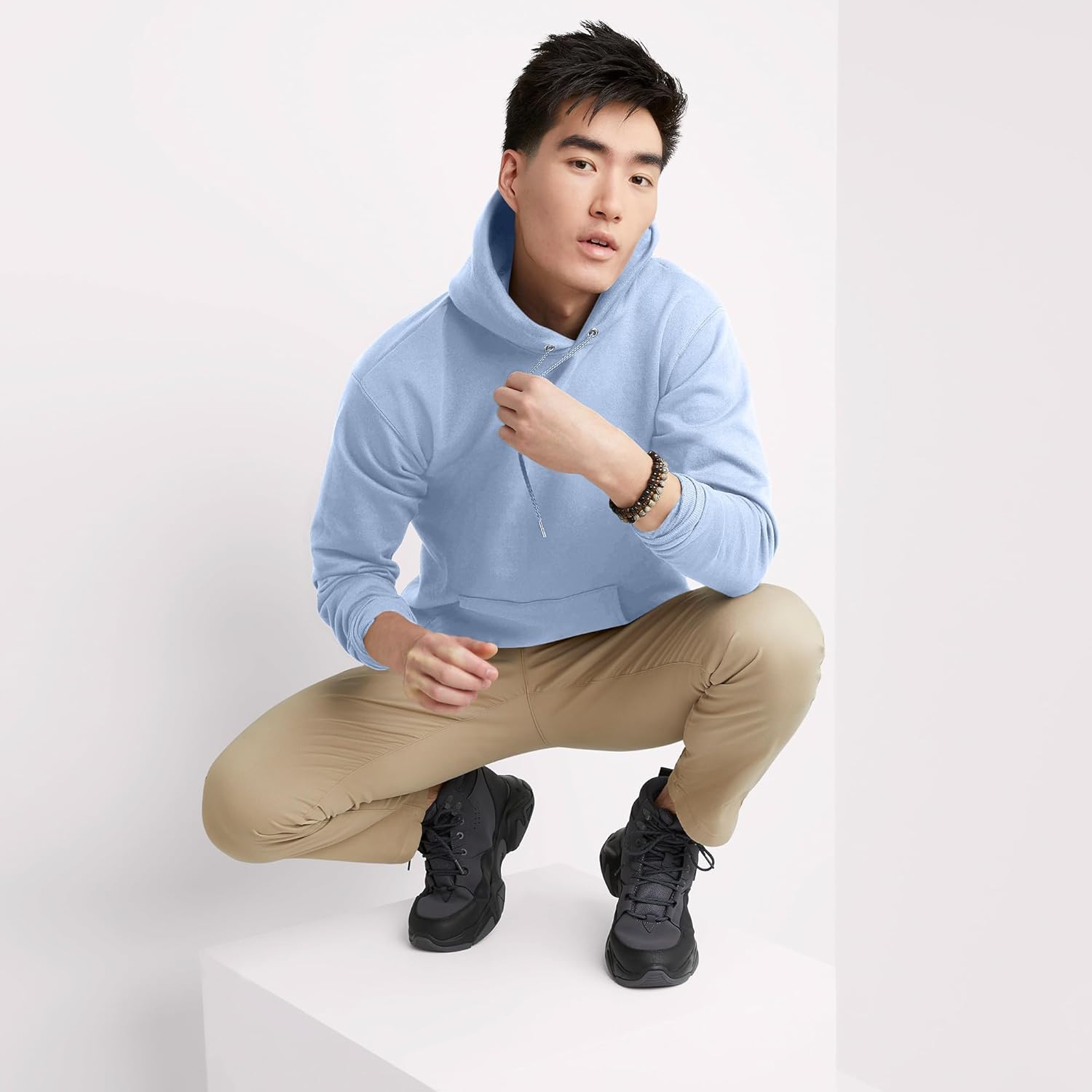 Trendy Eco-Friendly Mens Fleece Hoodie