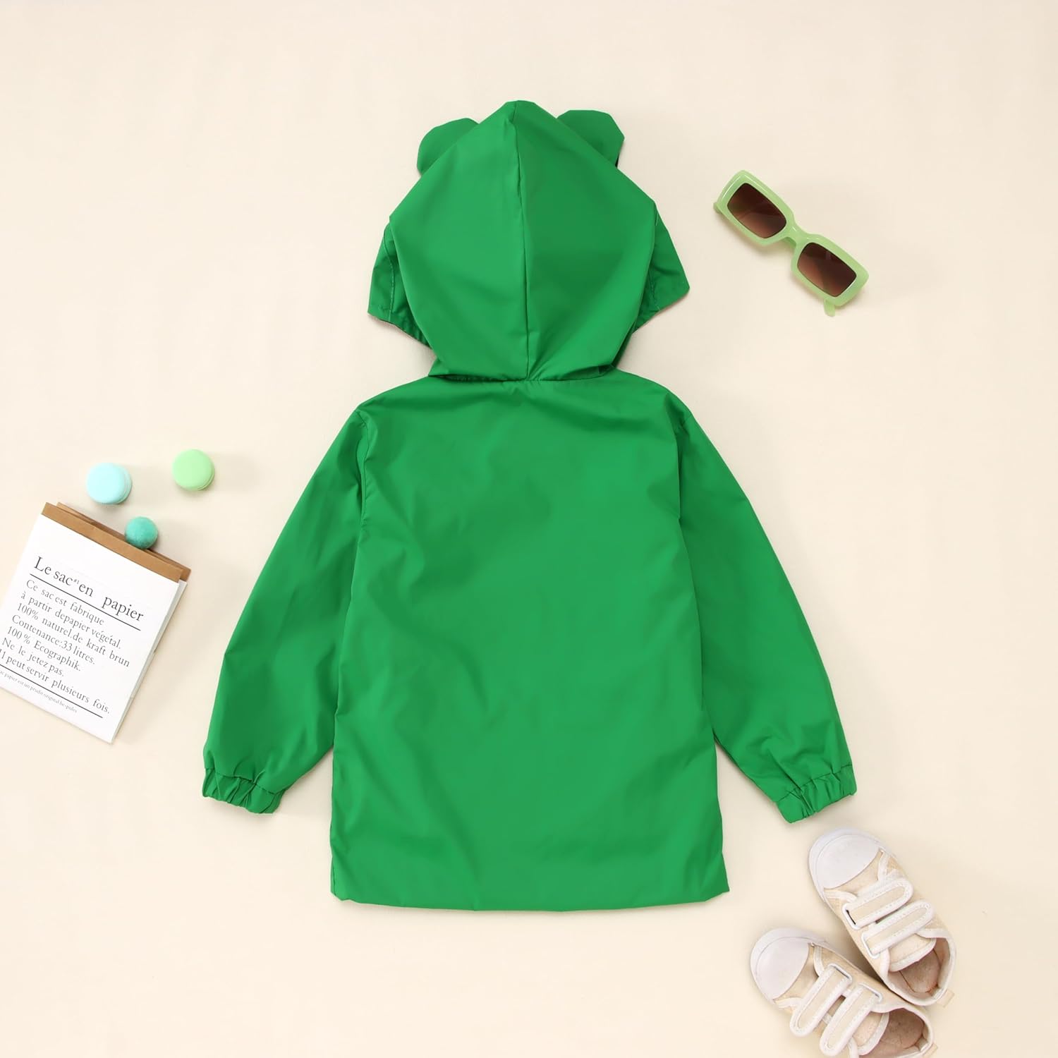 CM CM WODRO Fun Cartoon Duck Rain Jacket Toddler