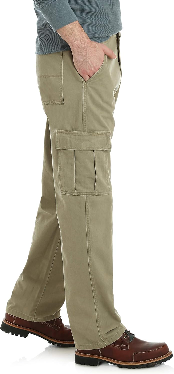 Wrangler Authentics Mens Twill Cargo Pant