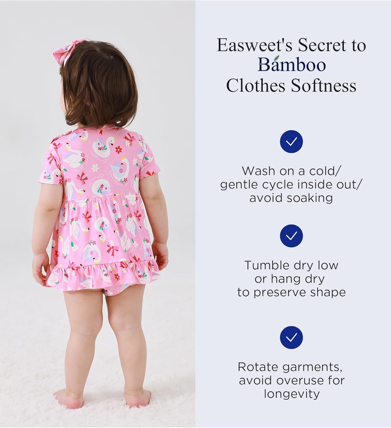 Stylish Summer Baby Girl Bodysuit Dress