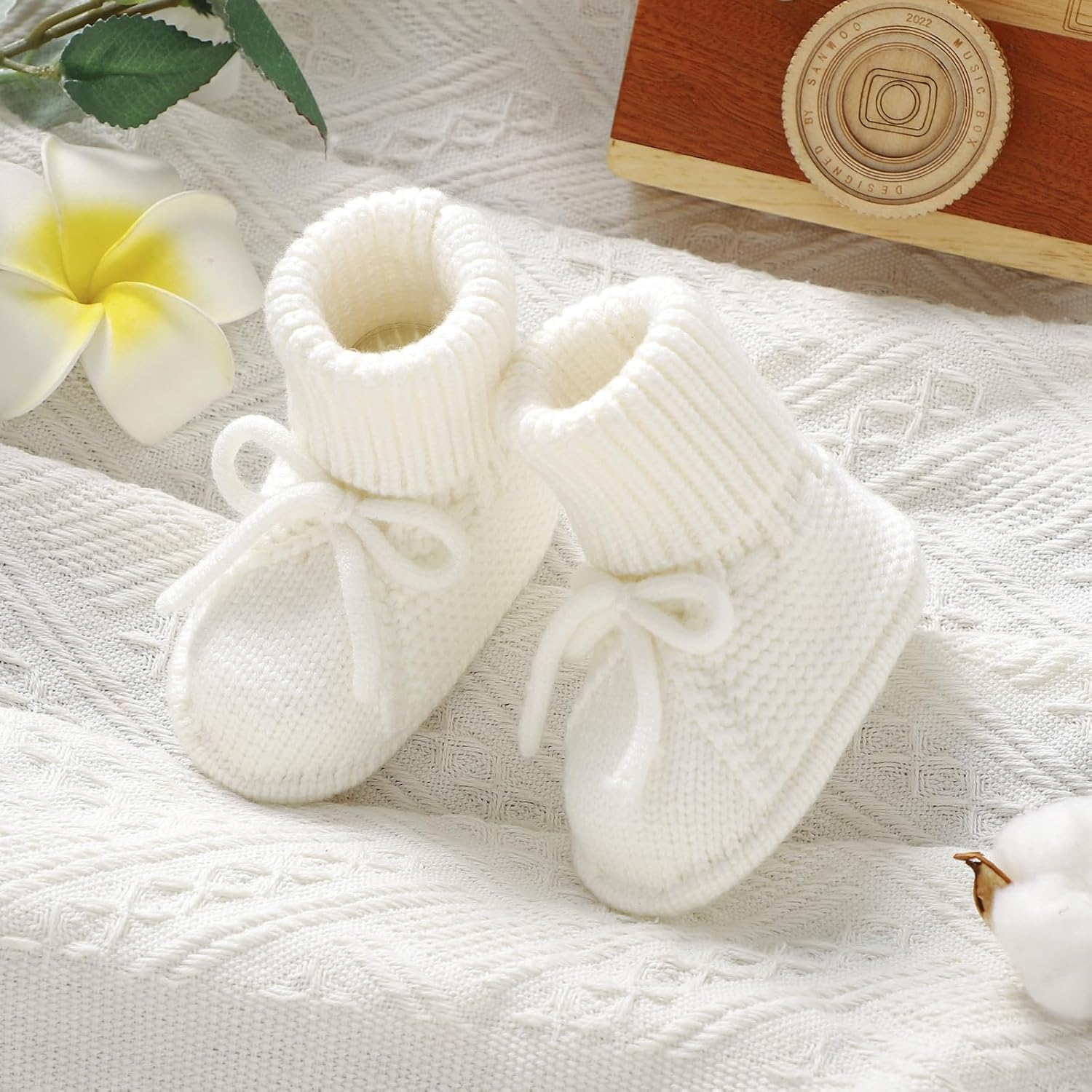 Mimixiong Baby Booties Soft Cozy for Newborns