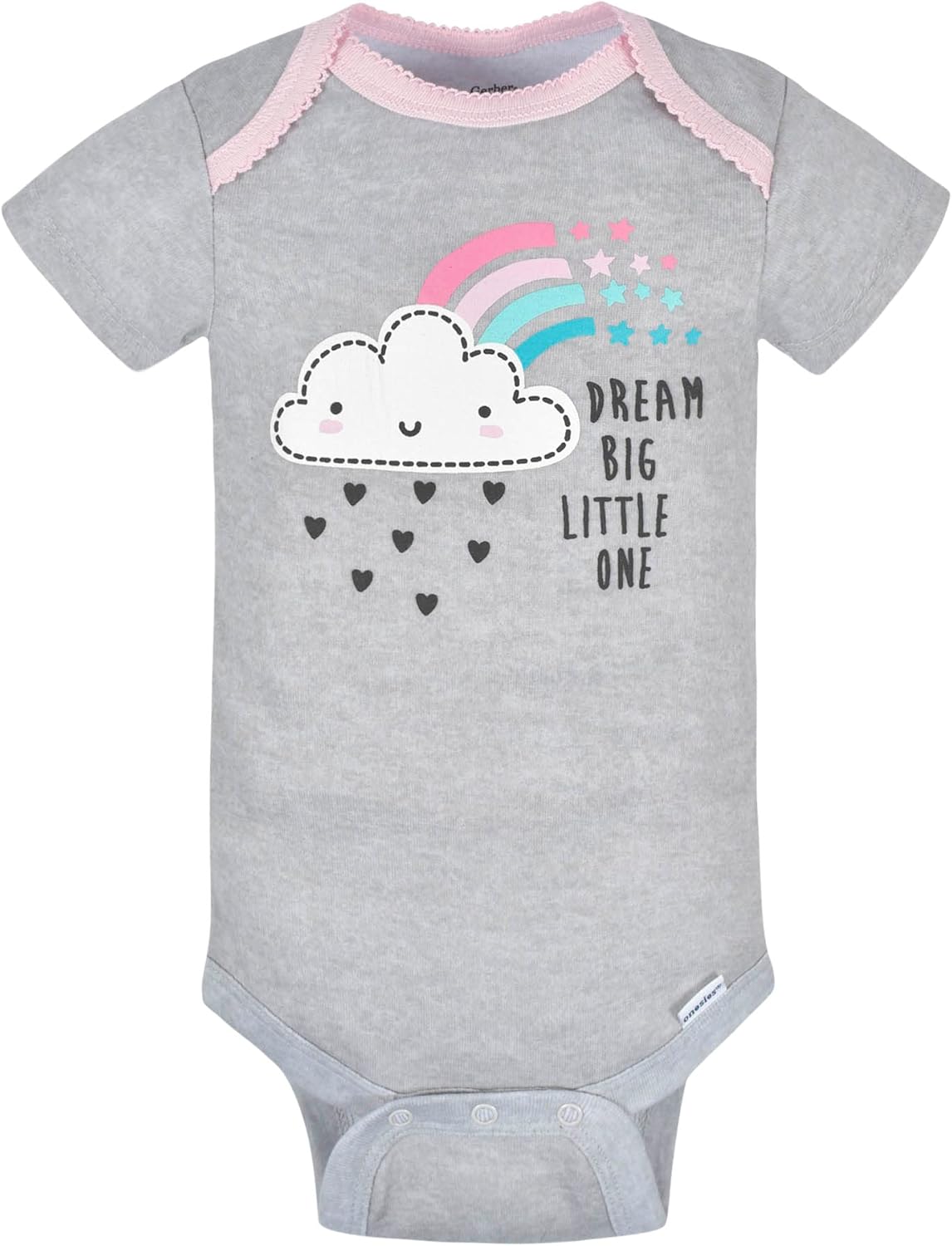 Gerber Baby Girls 8-Pack Short Sleeve Onesies