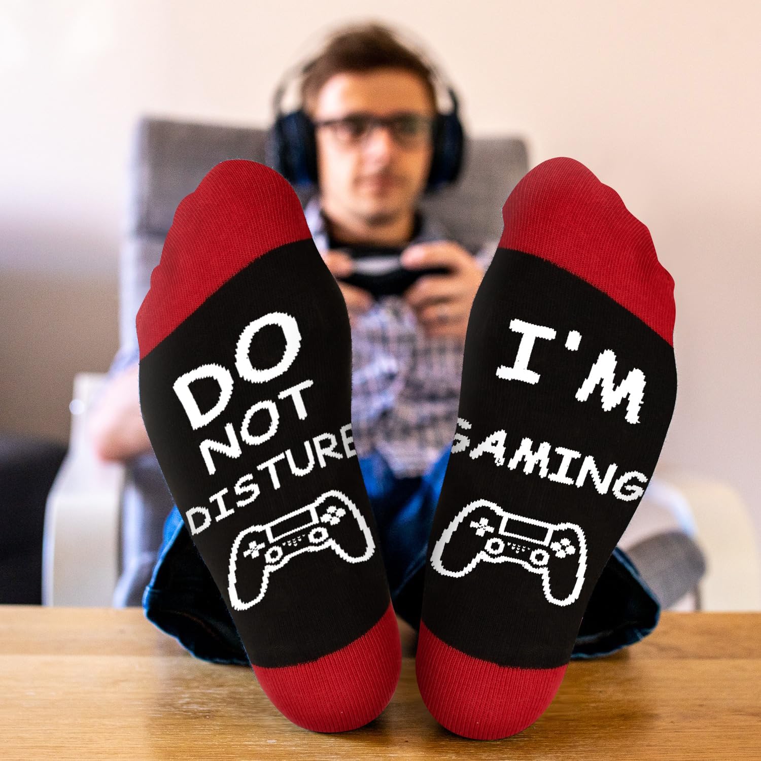 Do Not Disturb Im Gaming Socks