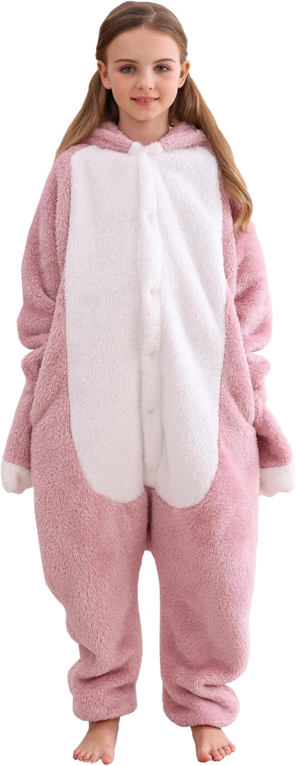ATOZ Halloween Christmas Animal Onesie Pajamas for Kids Cozy Sleepwear with Details