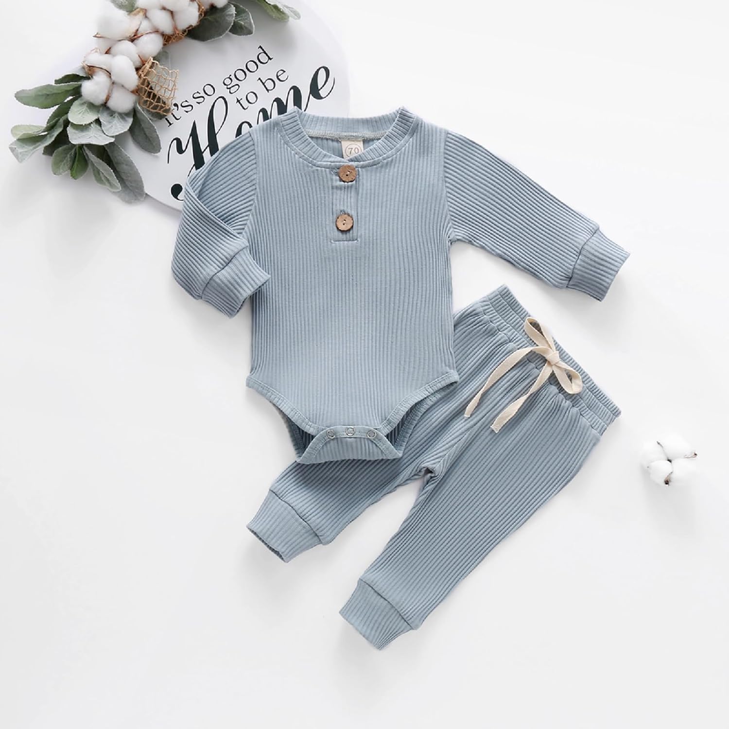 Newborn Fall Winter Romper Pants Set for Boys