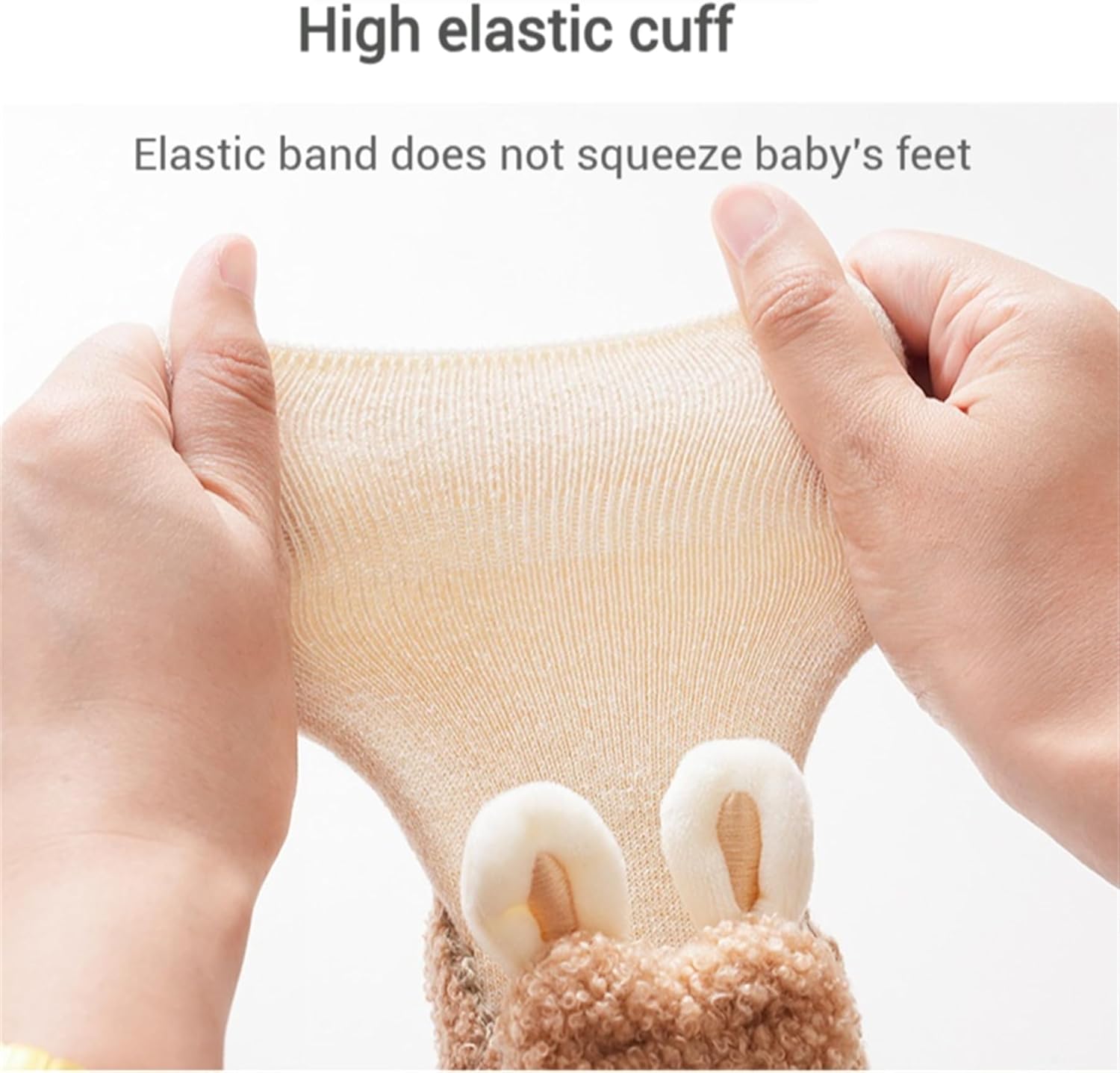 Adorable Cartoon Toddler Socks Slippers