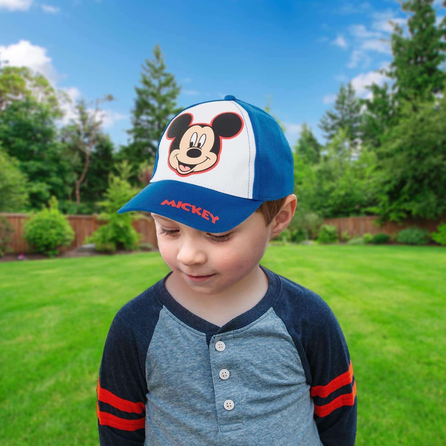Disney Boys 3D Mickey Mouse Baseball Cap 2 Pack 1