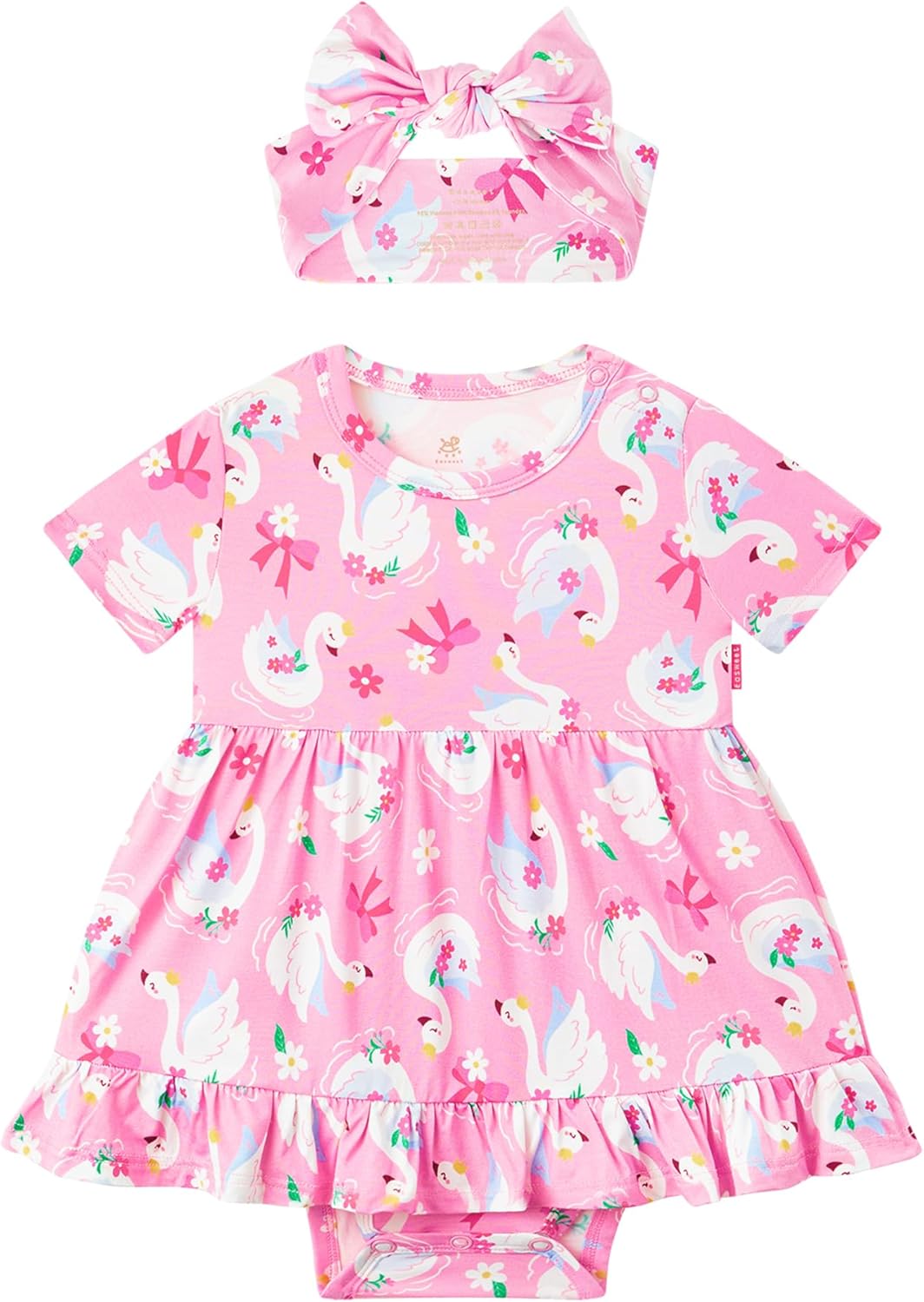 Stylish Summer Baby Girl Bodysuit Dress