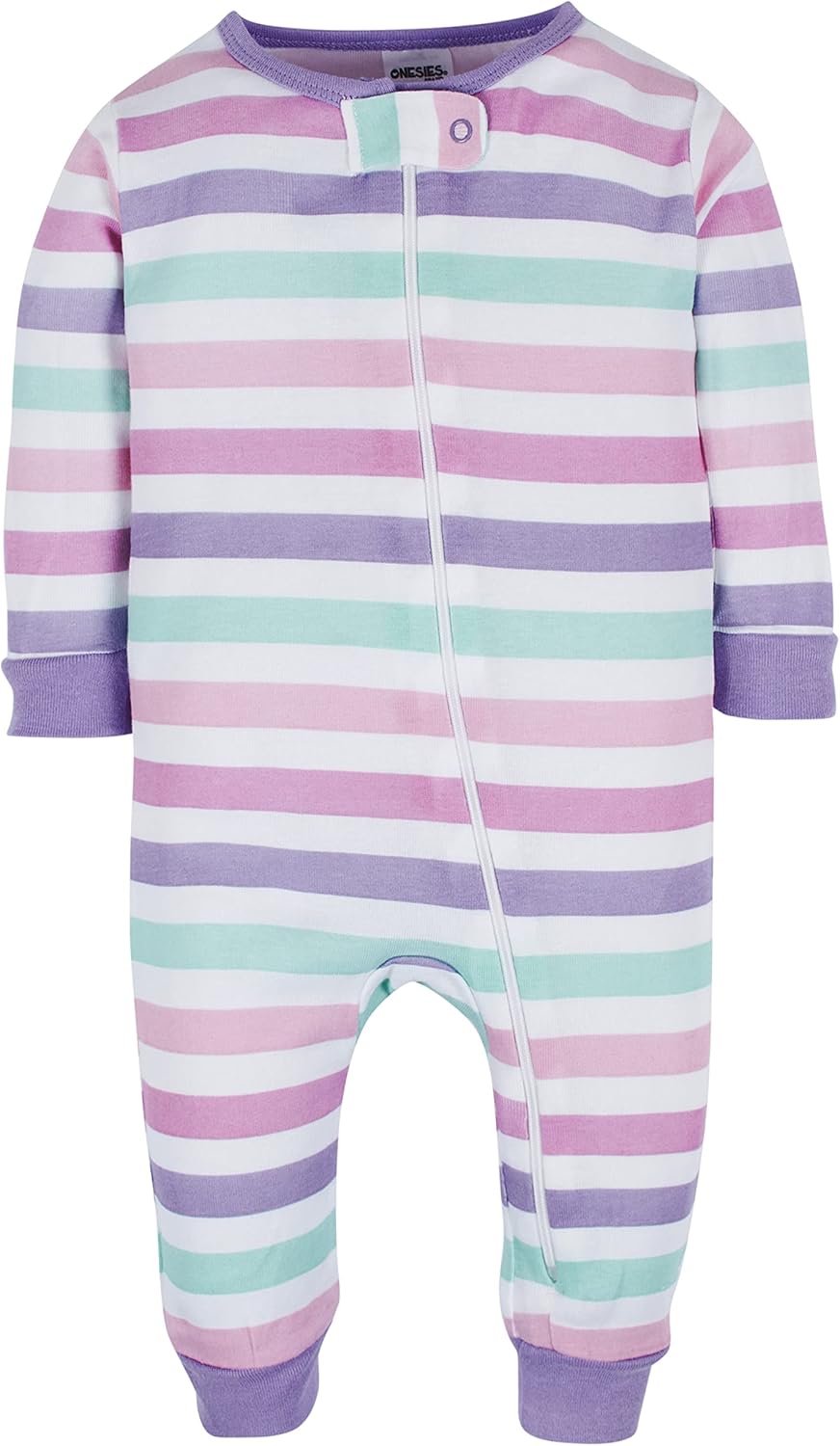 3-Pack Snug Fit Cotton Pajamas for Baby Girls